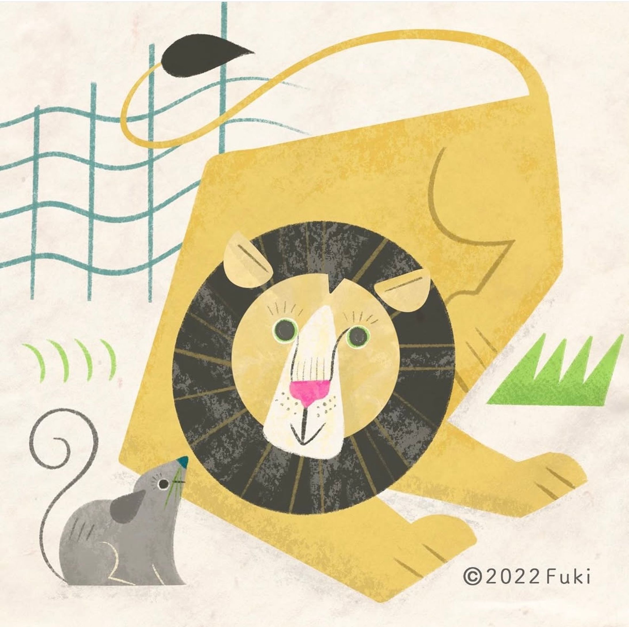 イソップ物語『ライオンとネズミ』-1