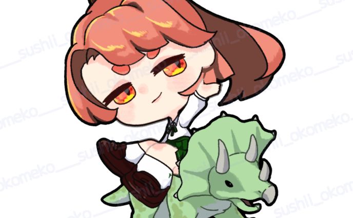 ミニキャラ(恐竜デザイン)