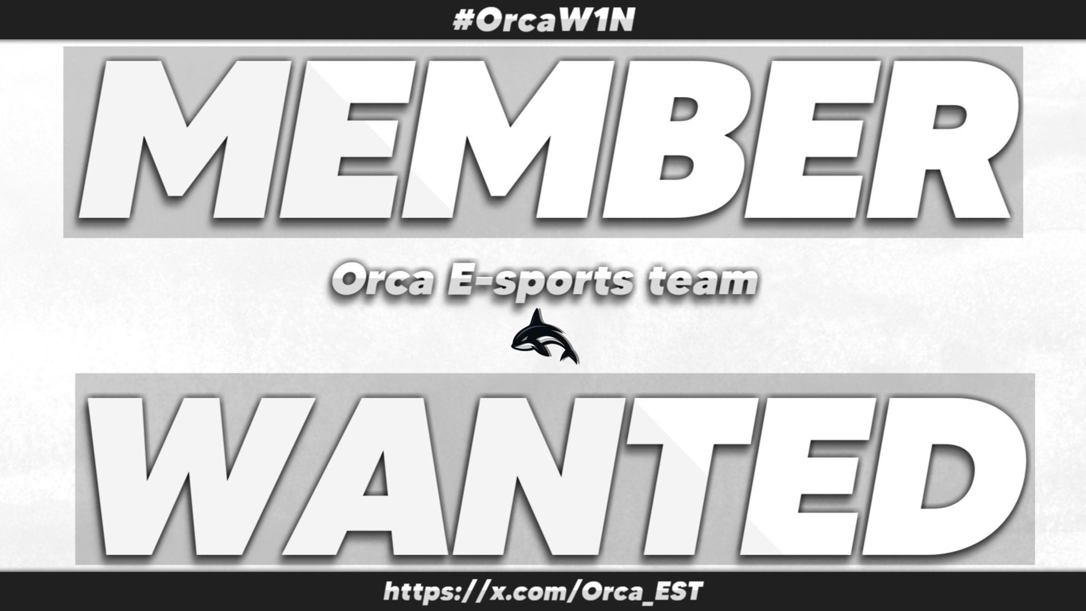 Orca E-sports ポスター-1