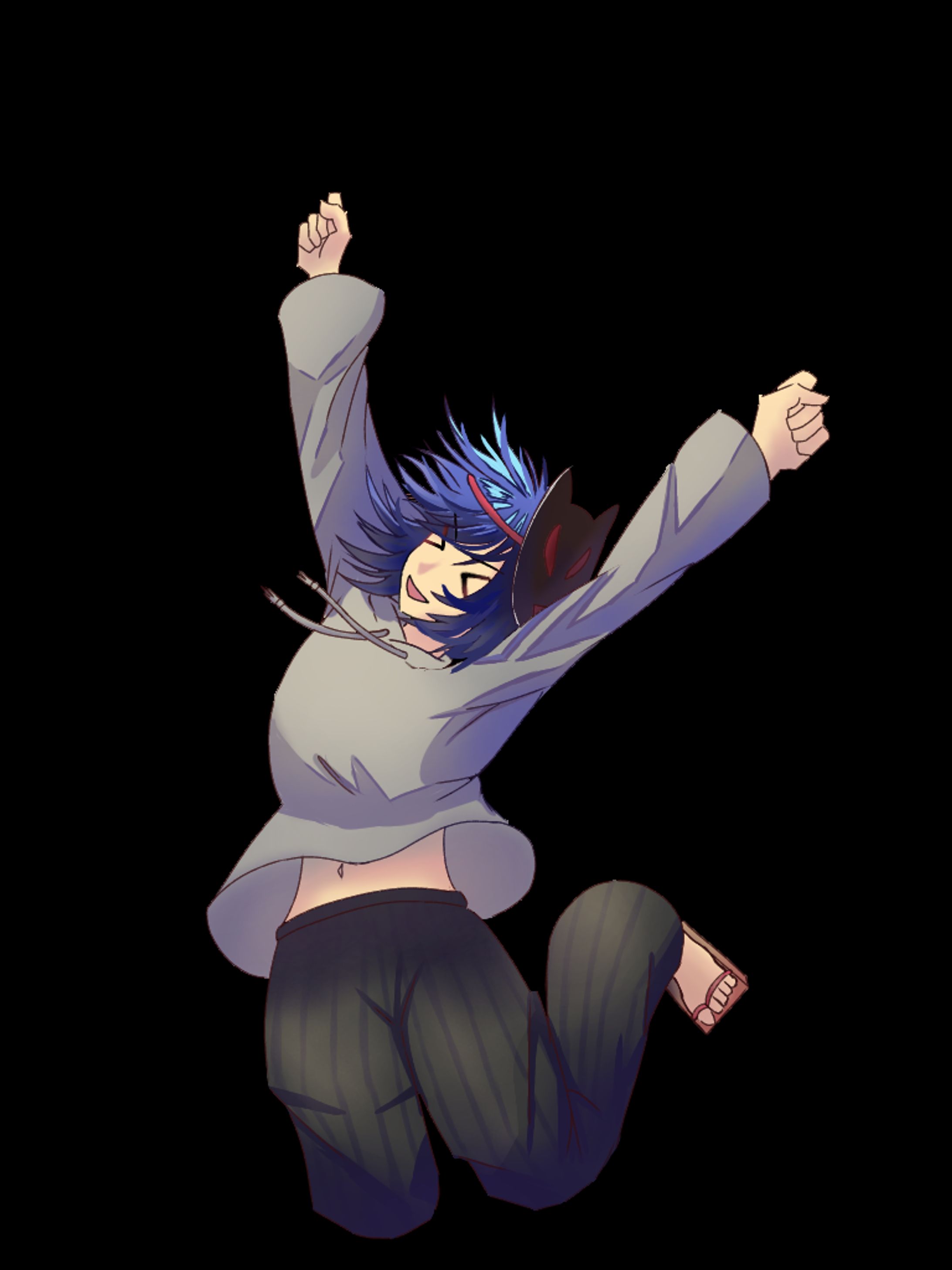 オリジナルキャラクター、ジャンプ！-1