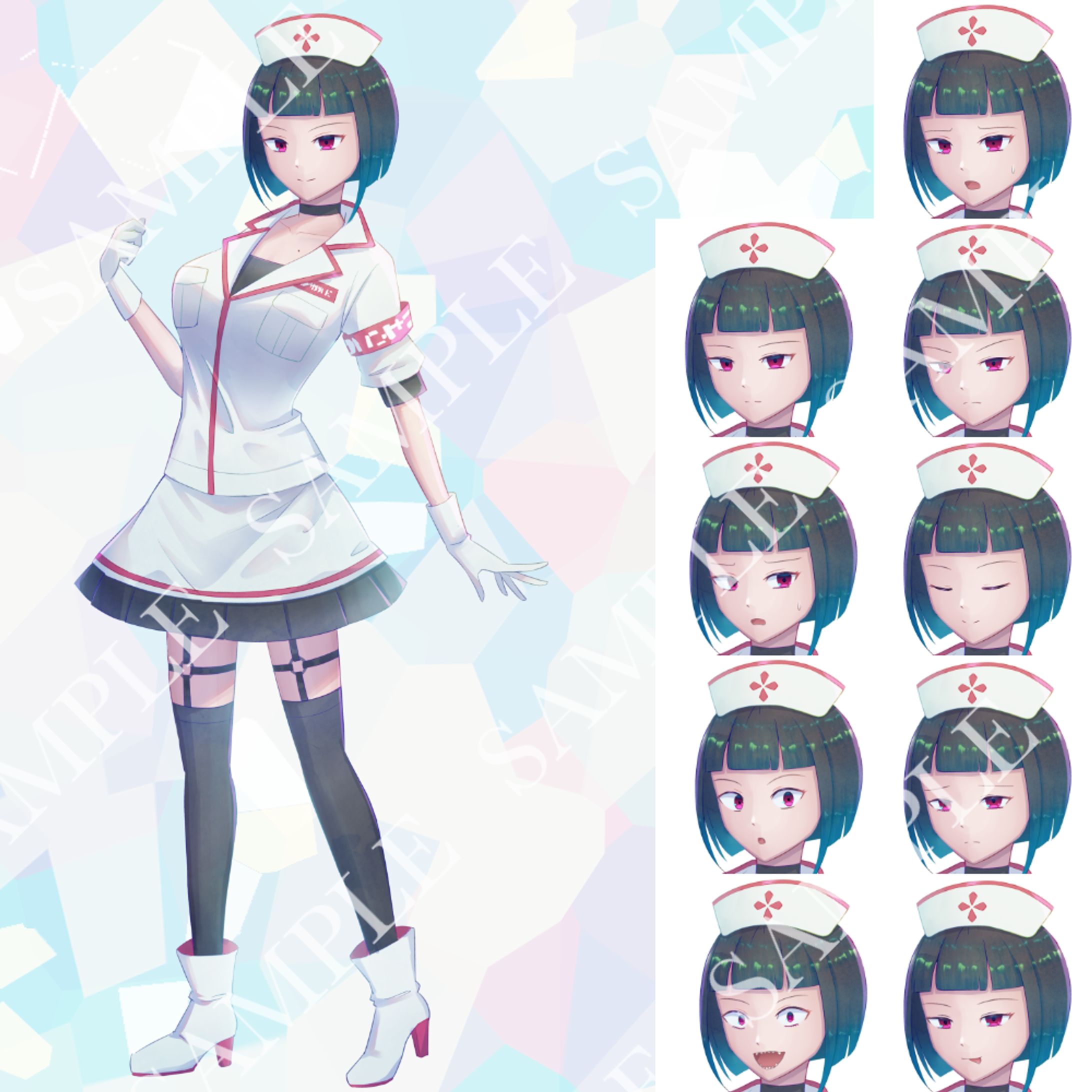 立ち絵＋表情差分イラスト-1