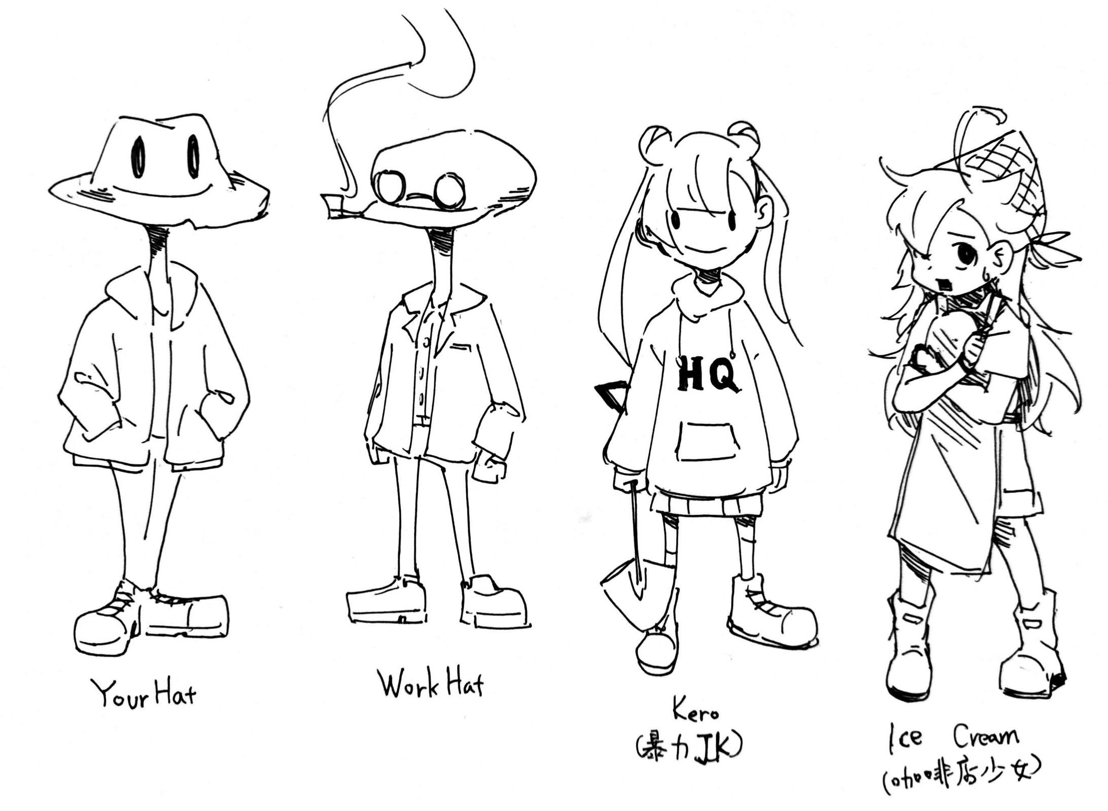 Original Character Sketches-1