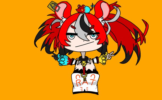 Hakos Baelz's fun art(hololive-EN)