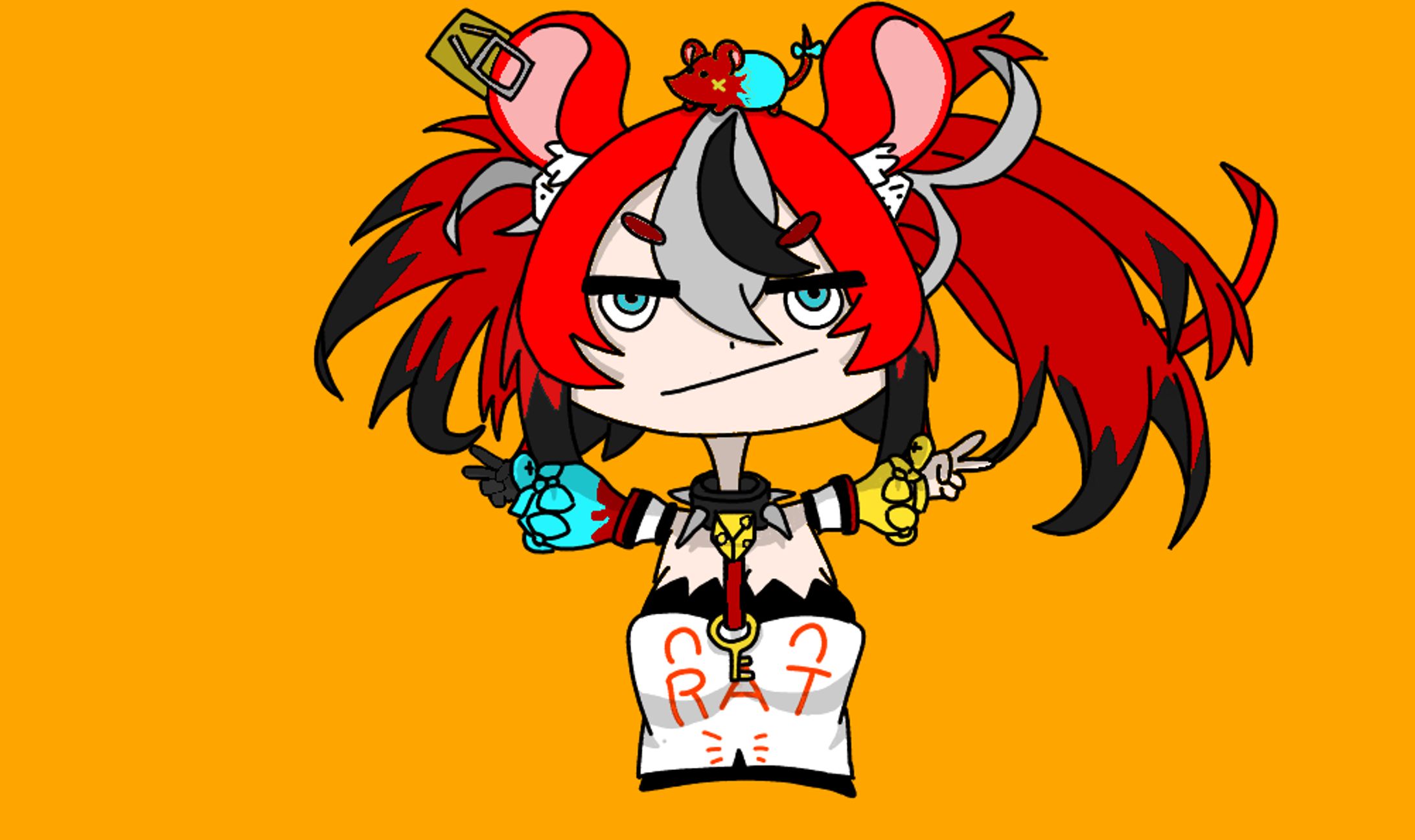 Hakos Baelz's fun art(hololive-EN)-1