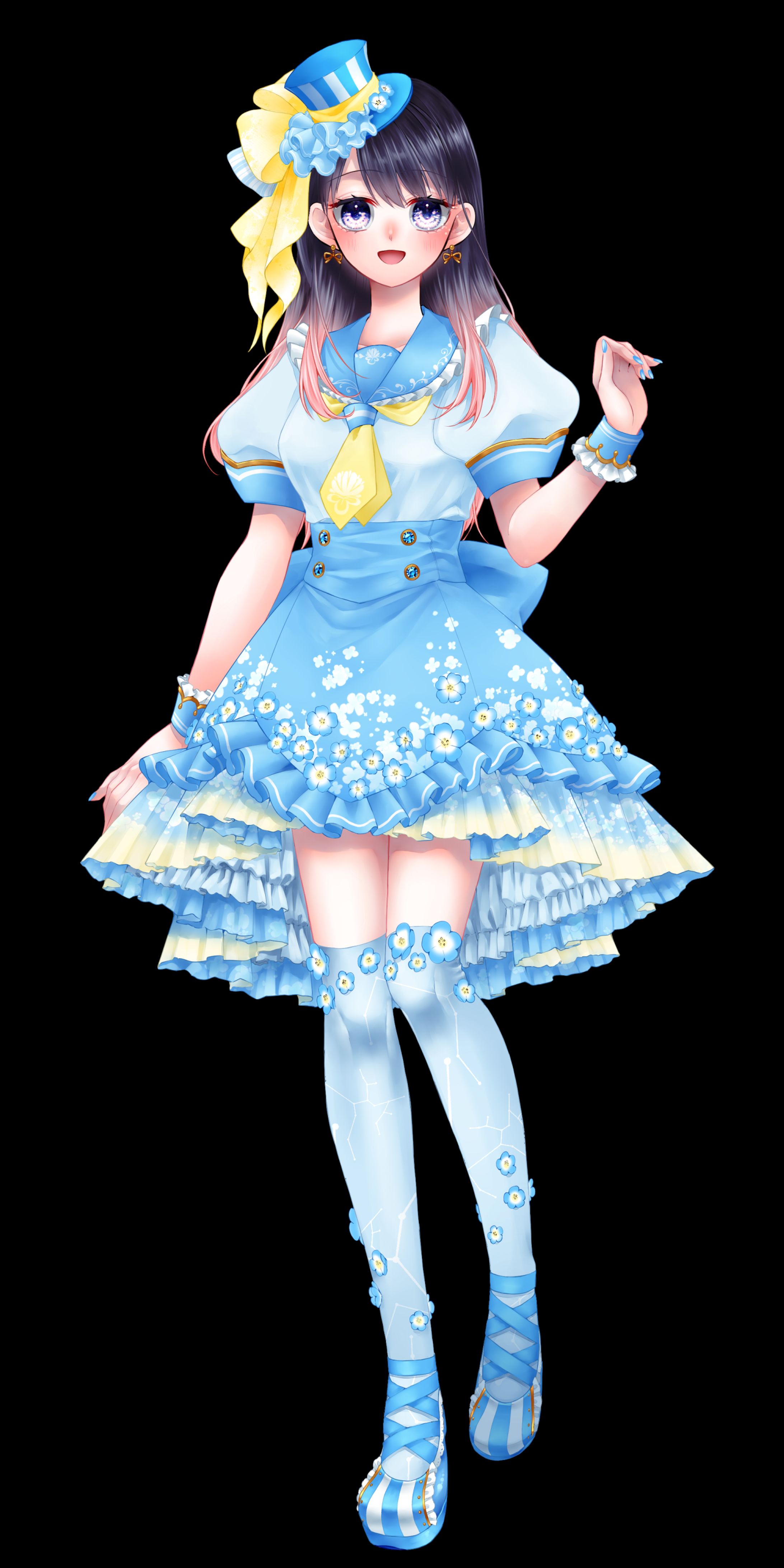 IRIAM配信者さん新衣装立ち絵（差分あり）