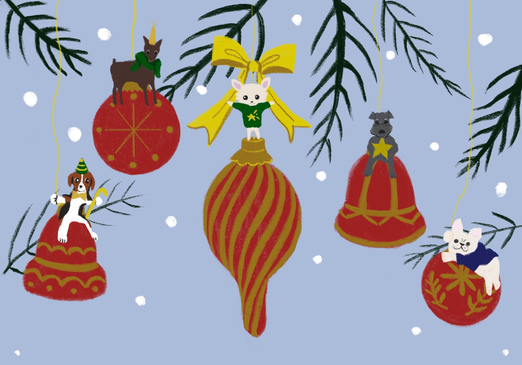Christmas Dogs-1