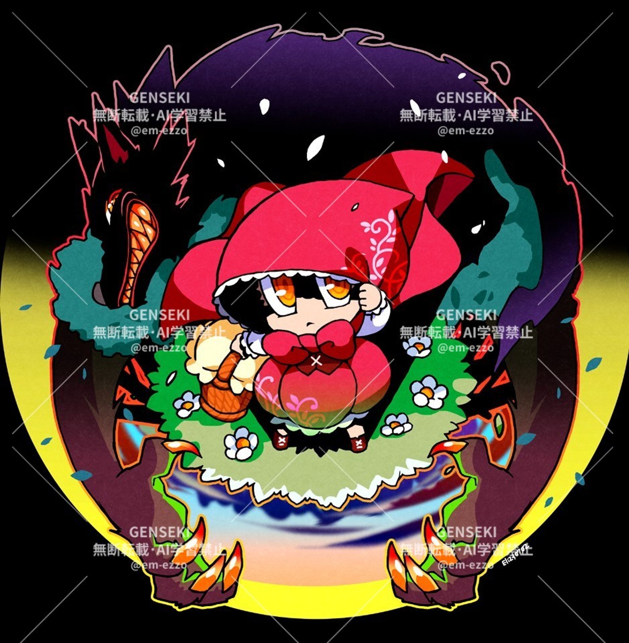 （落）「童話ミニキャラ」-1