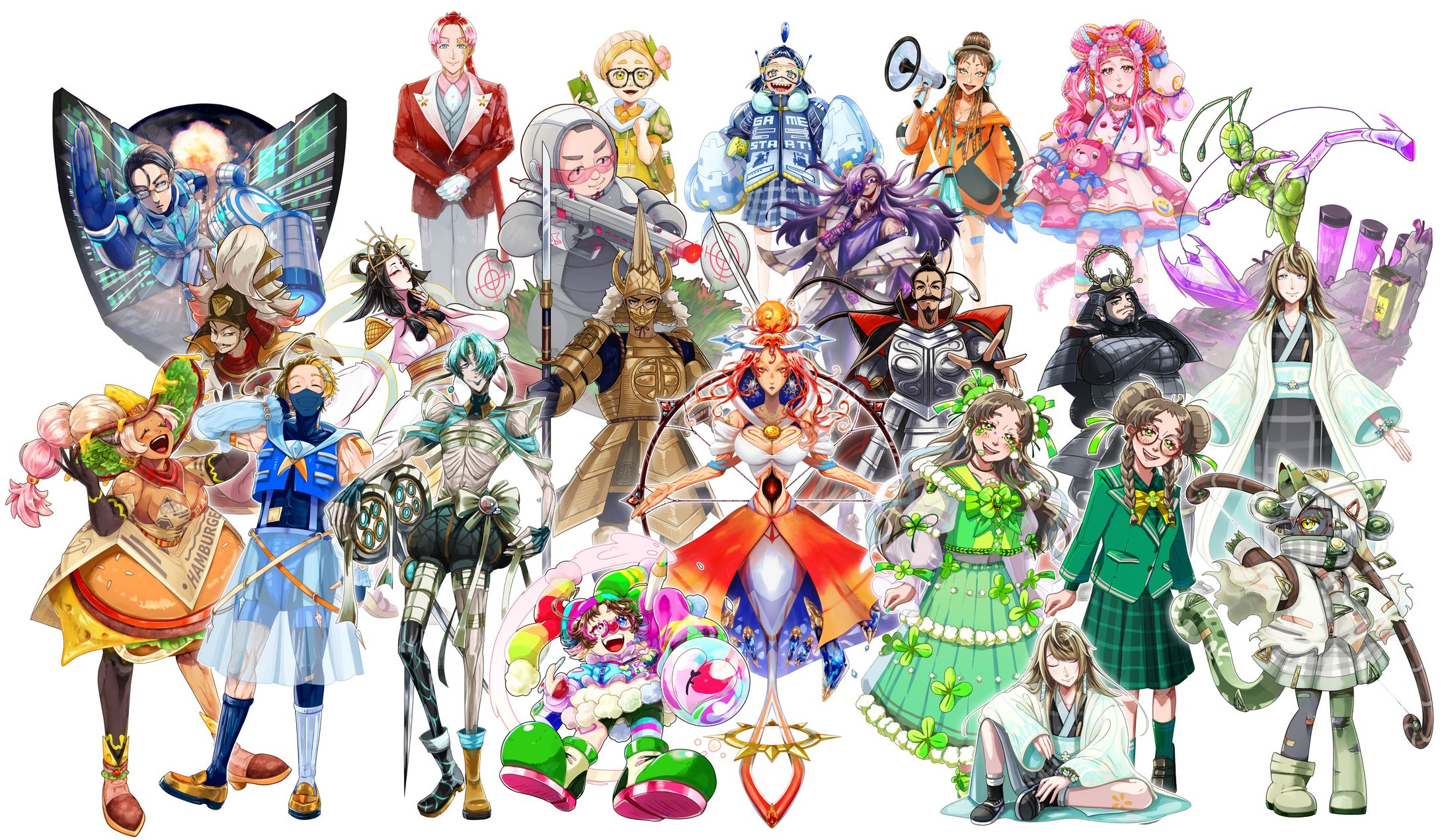 学生時代2年間分！立ち絵一覧表-1