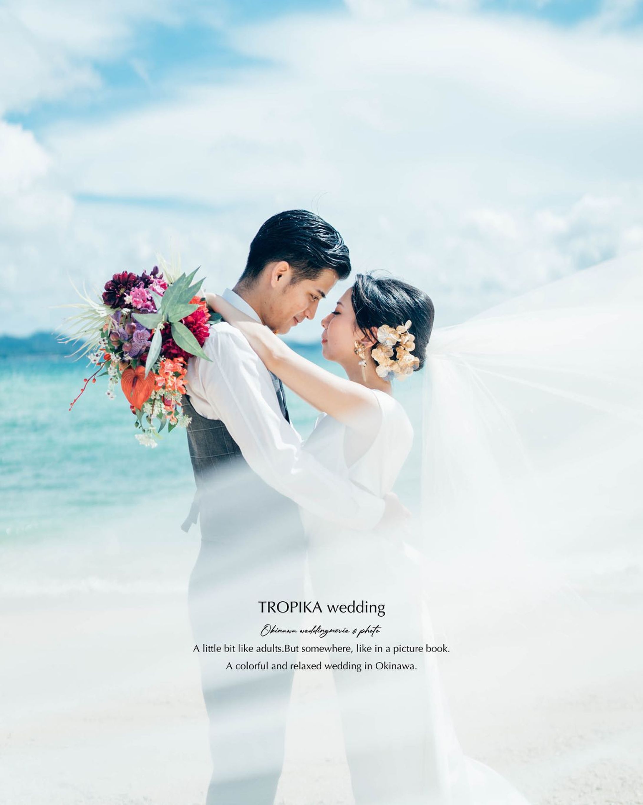・
ベールウェディングフォト

ドラマティックなベールショットも大人気です✨

┈┈┈┈┈┈┈┈┈┈
TROPIKA wedding 〈トロピカ〉では、

少しだけ大人で、
どこか夢で見た絵本のような世界💍

をコンセプトに沖縄で前撮りプロデュースをしております🌺

┈┈┈┈┈┈┈┈┈┈
▶料金プランはハイライトからご確認いただけます。
@tropika.wedding

▶ご依頼・ご相談はDMにて

#沖縄ウェディング #沖縄ウェディングフォト #沖縄前撮りフォト #沖縄前撮り #リゾートウェディング沖縄 #沖縄結婚式-1