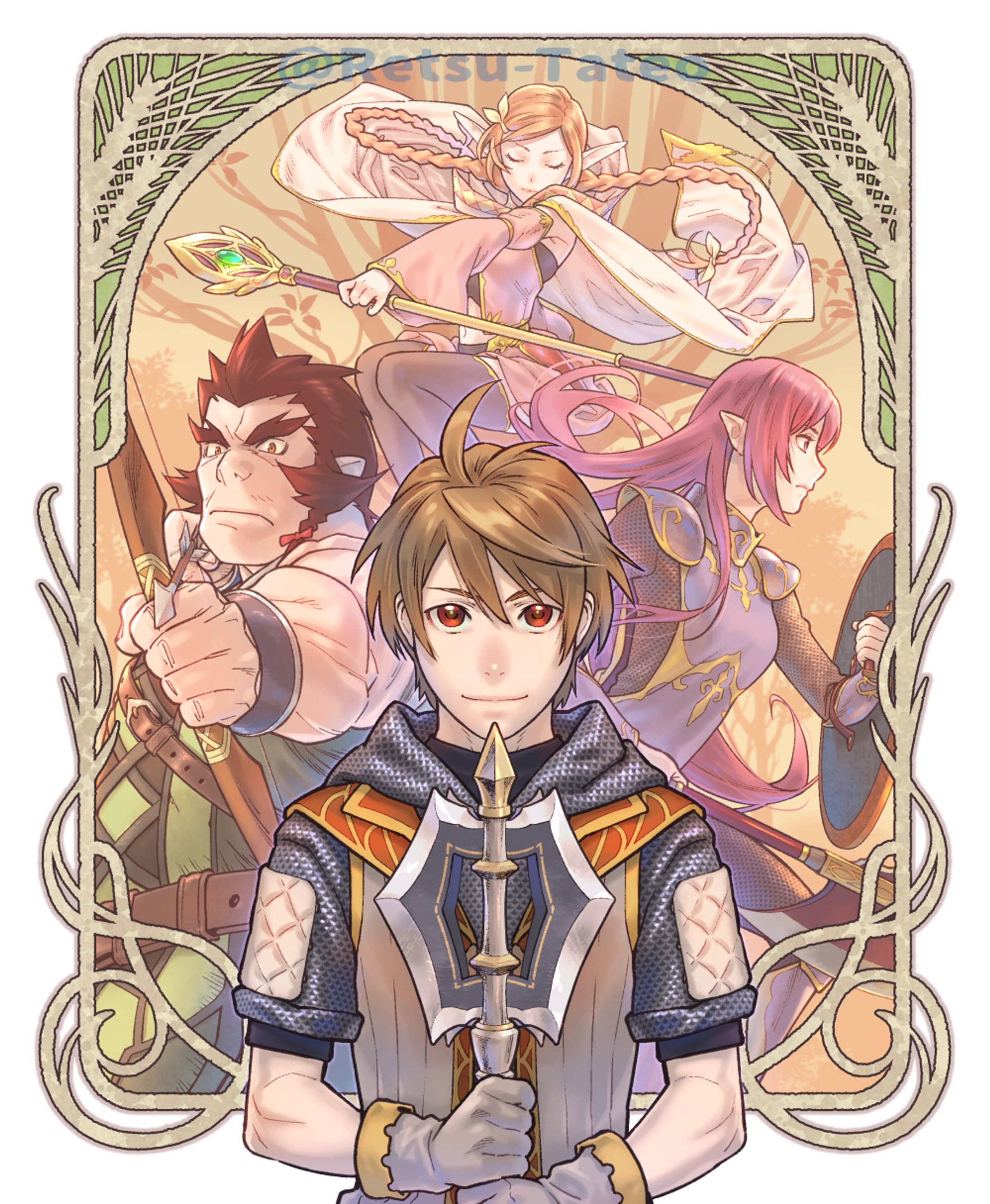 Regend of Rodoss War RPG/ Replay Cover illustration (2022)-1