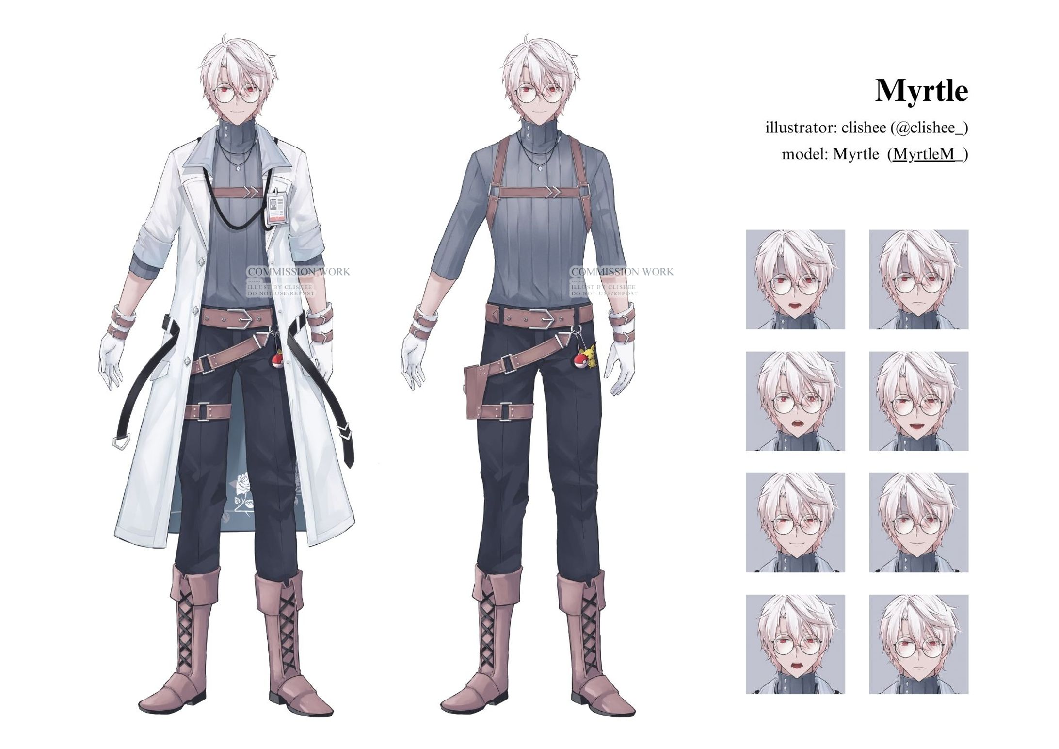 [Vtuber Character Design] Myrtle-1