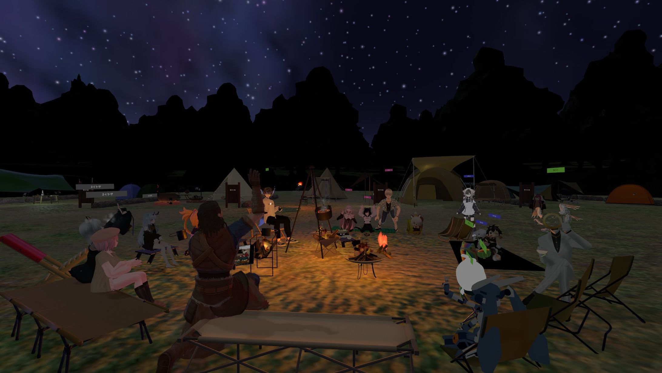 Virtual Campers VRChat 8月6日-1