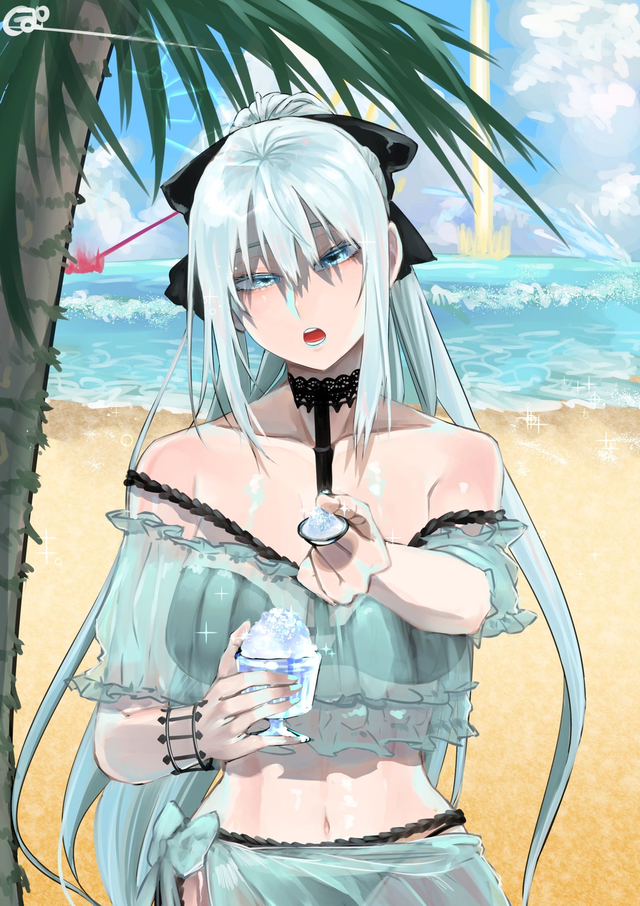 水着モルガン陛下-1