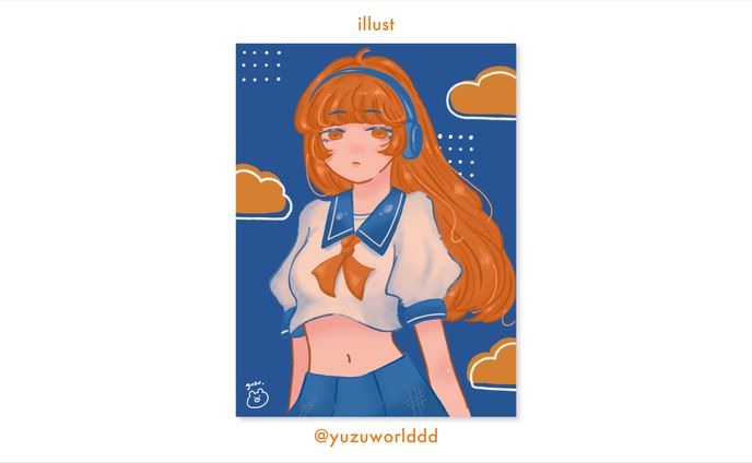 制服がーる　イラスト