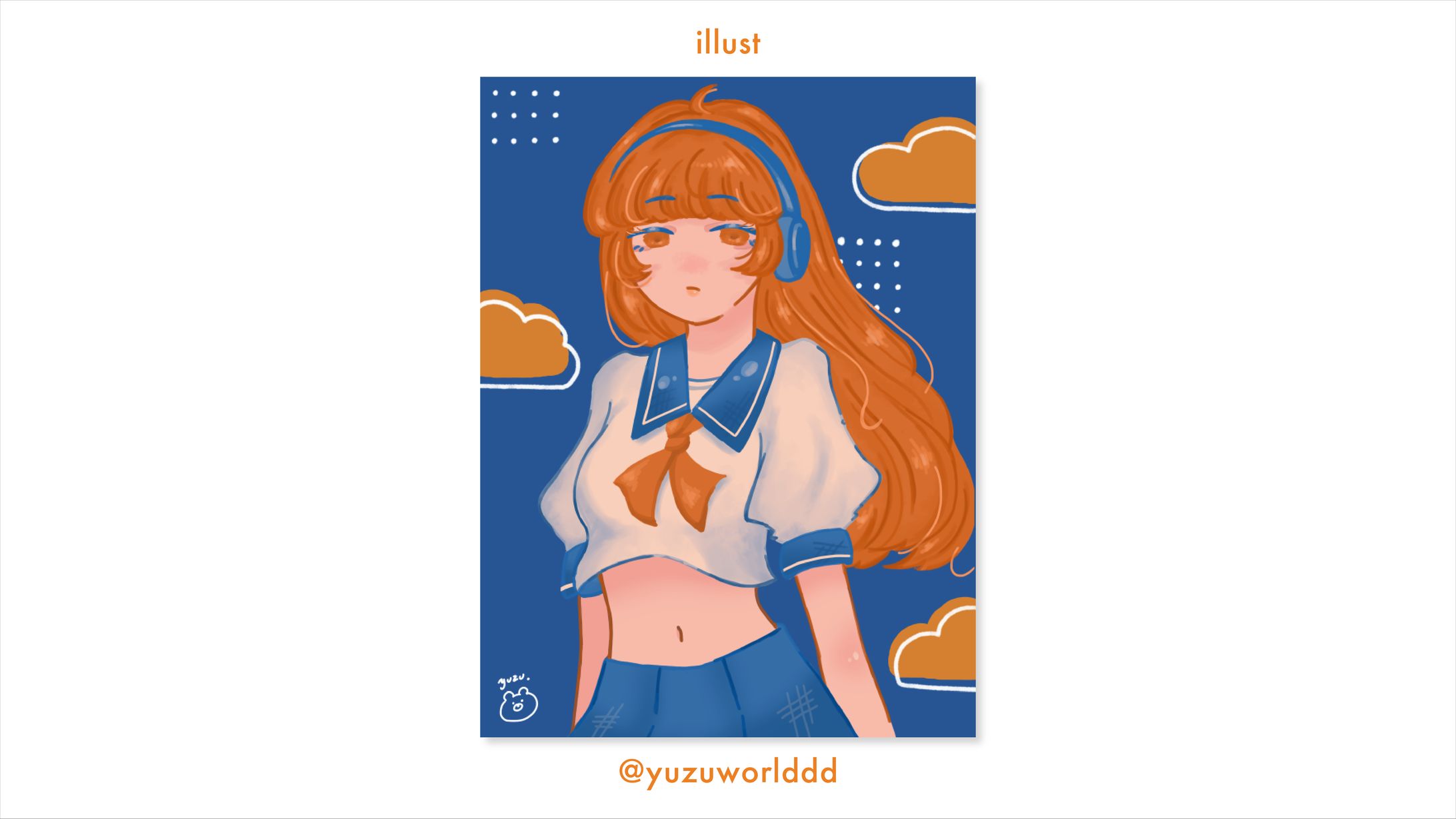 制服がーる　イラスト-1