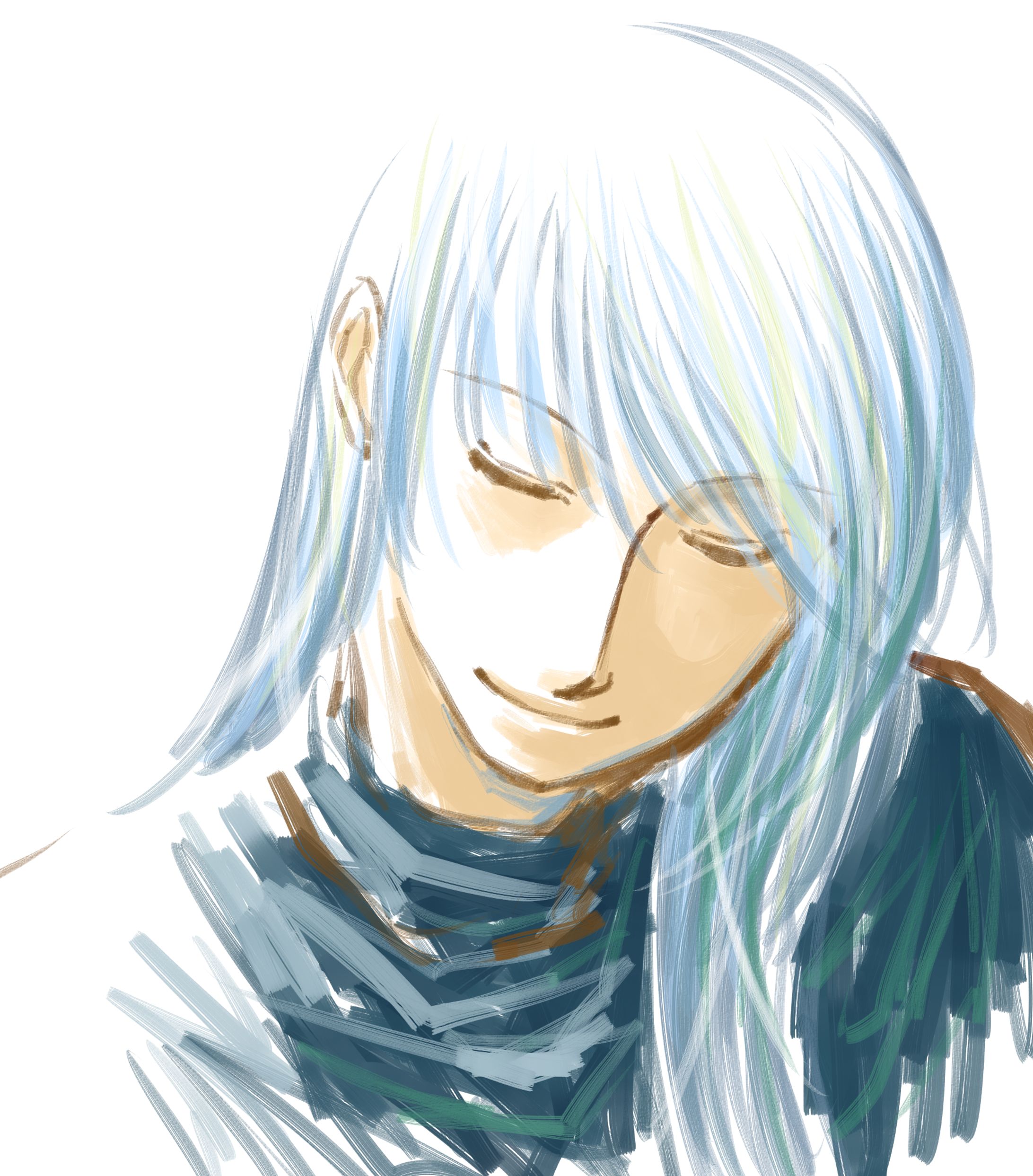 【自創作】OC（長髪男子）-1