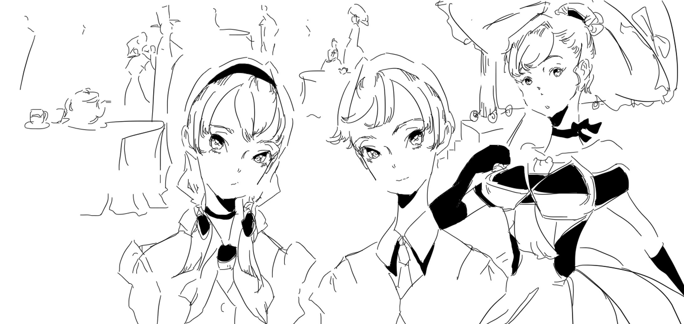 イラスト線画-1