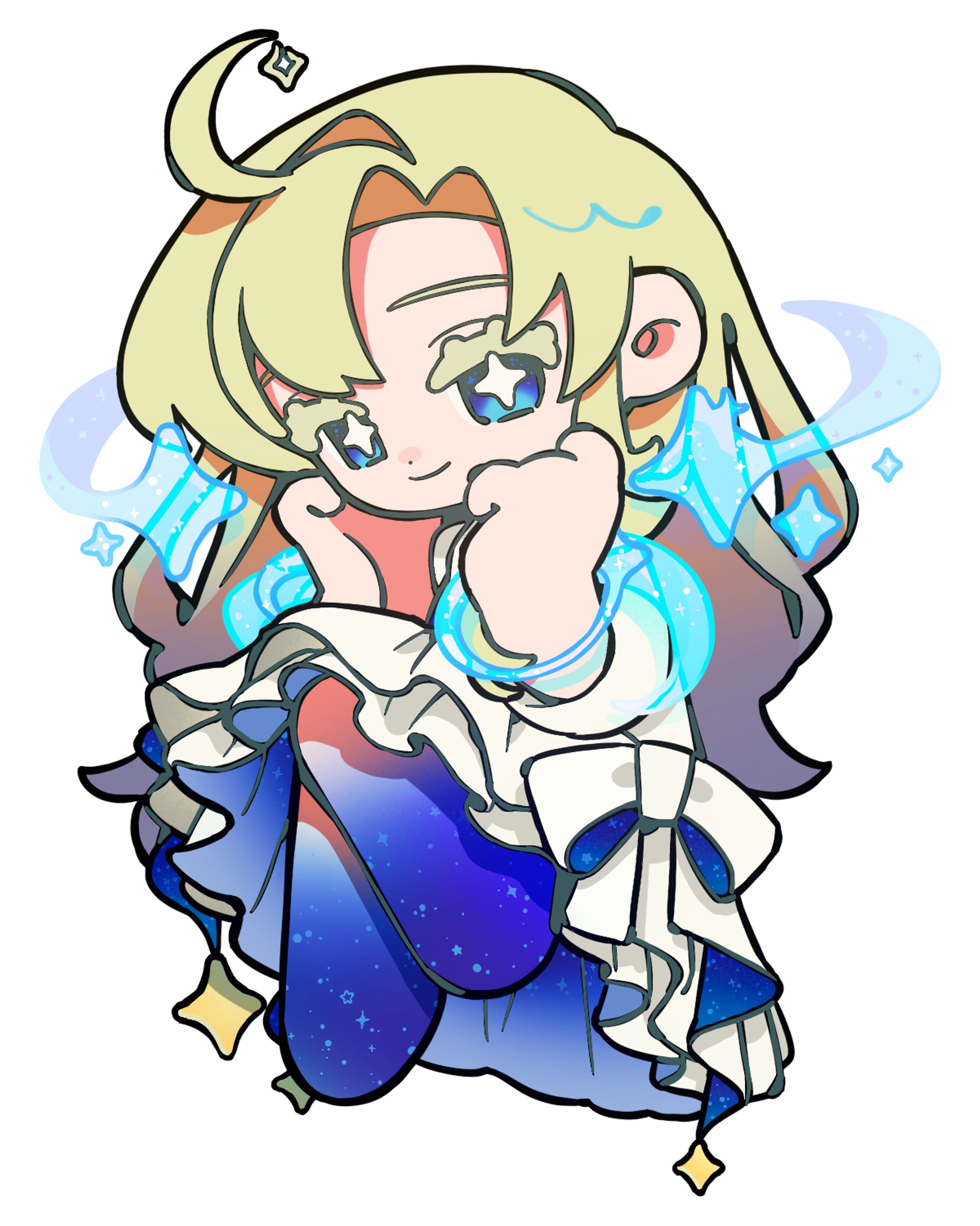 夜空ツキミ様 グッズ ミニキャライラスト-1