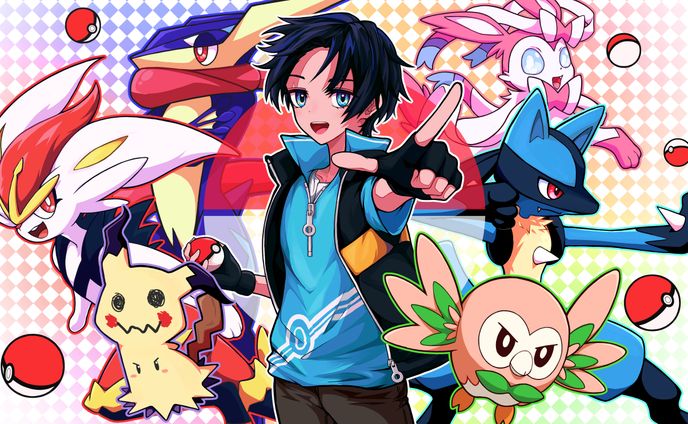 Rio様「ポケットモンスター「1・2・3」歌ってみた　MVイラスト