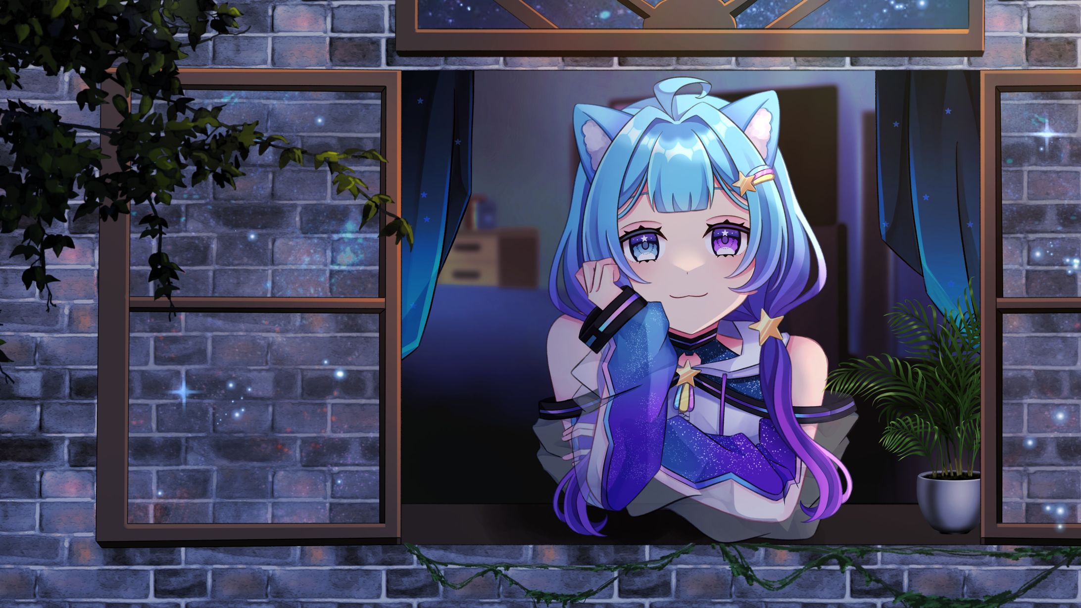 個人VTuber コルトン様 エンディングイラスト&Live2dアニメーション-1