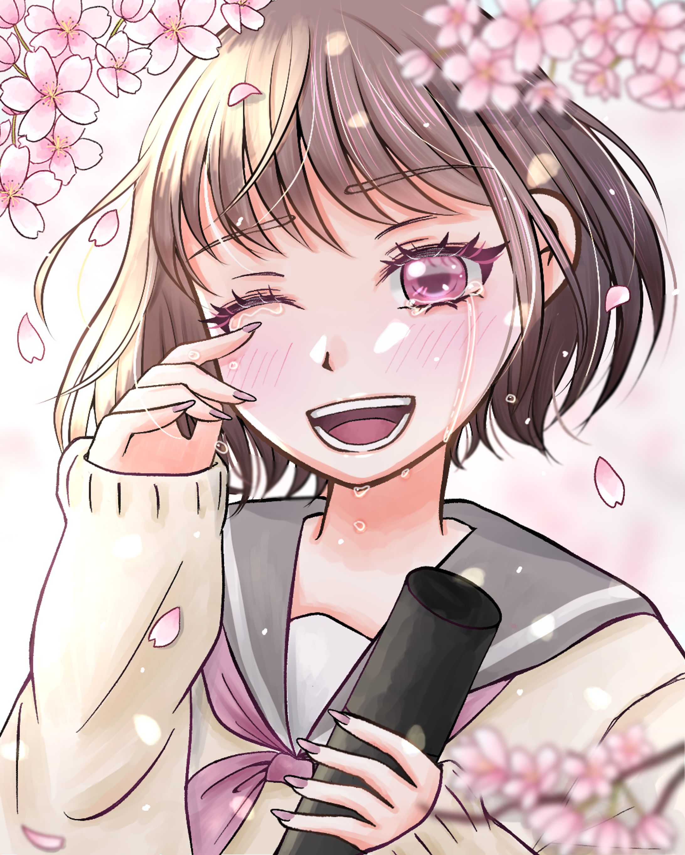 卒業イラスト-1
