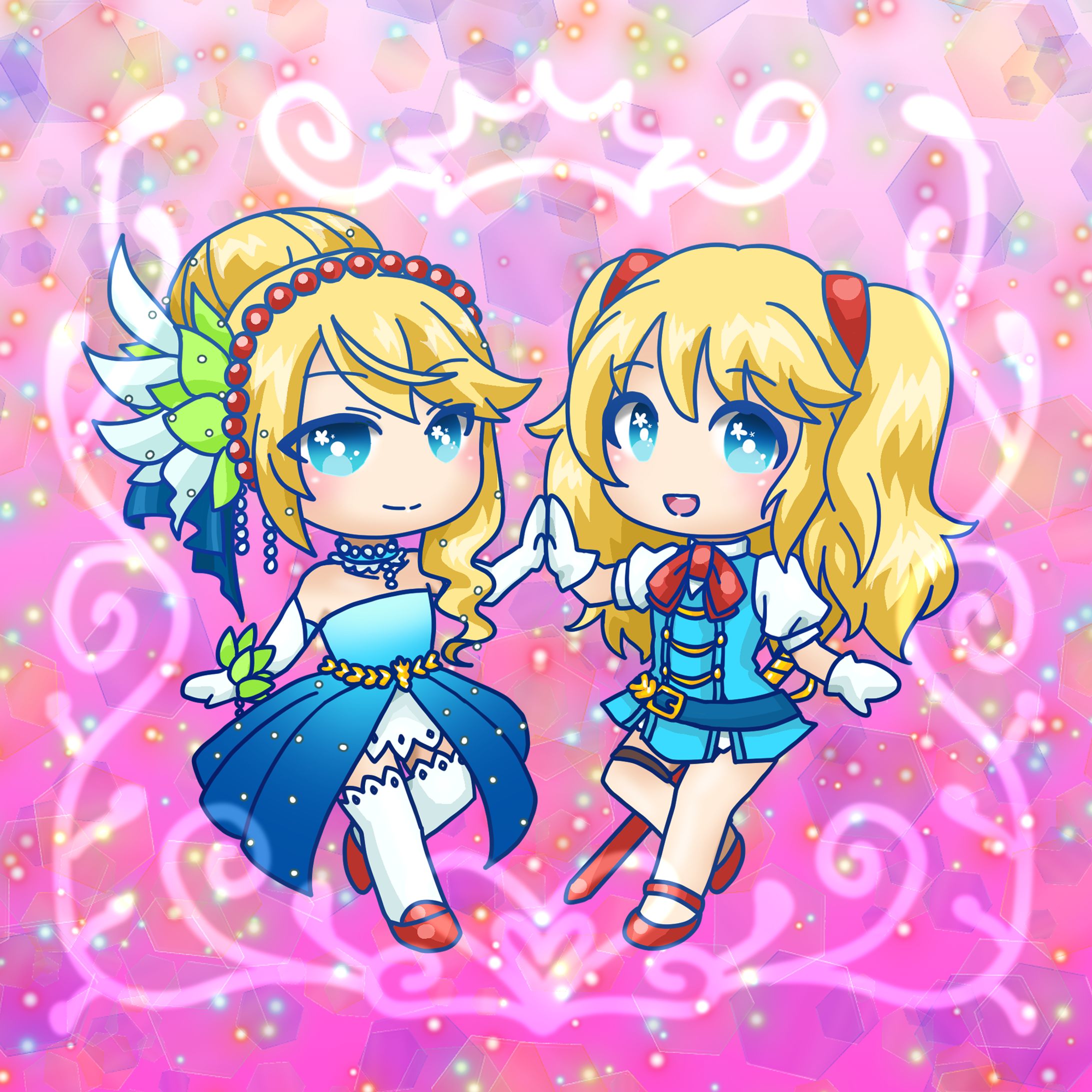 ファンアート　RO　ネリウス姉妹-1