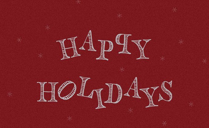 Happy holidays to you all :)
