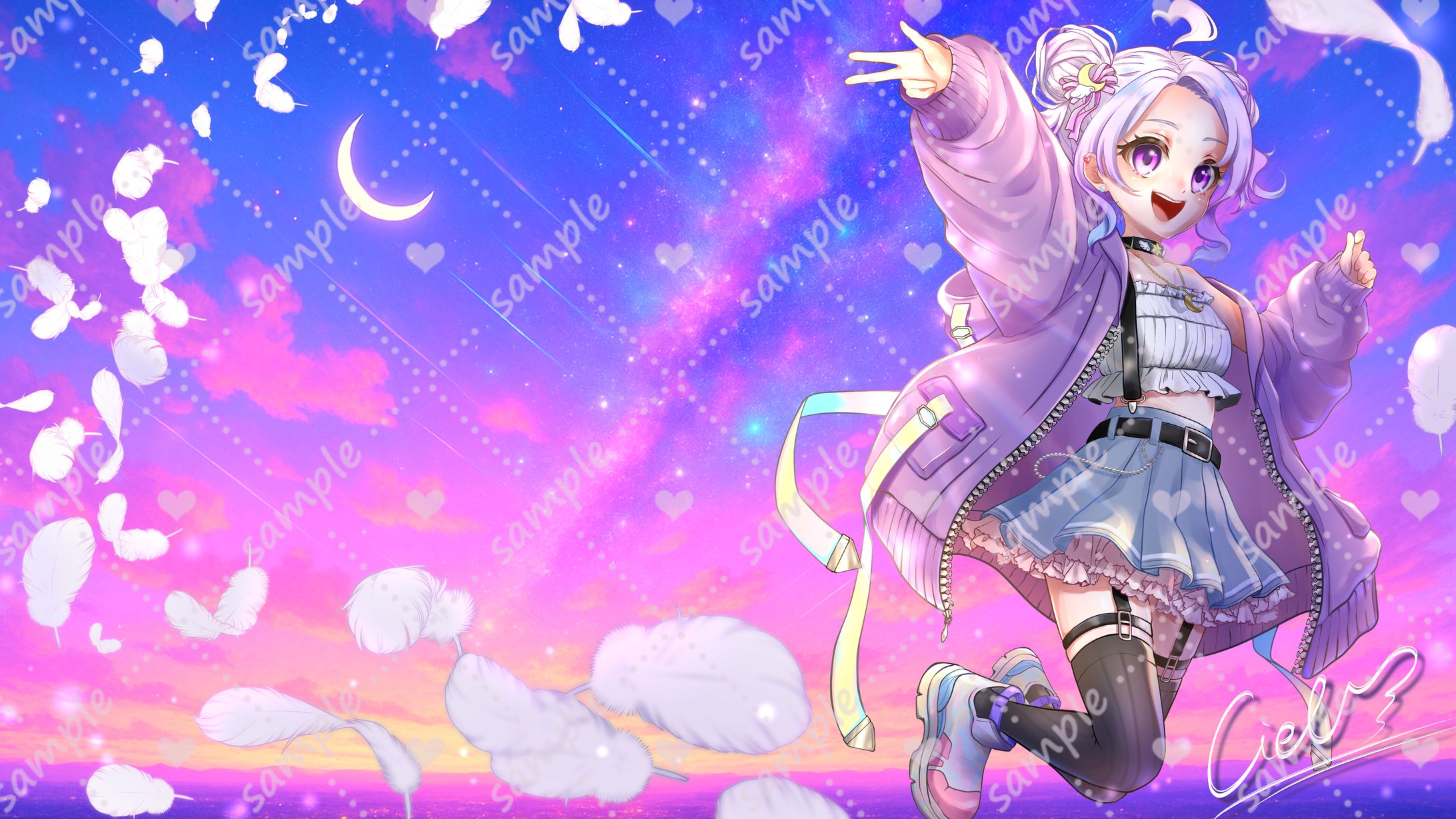 PC壁紙用4Kイラスト-1