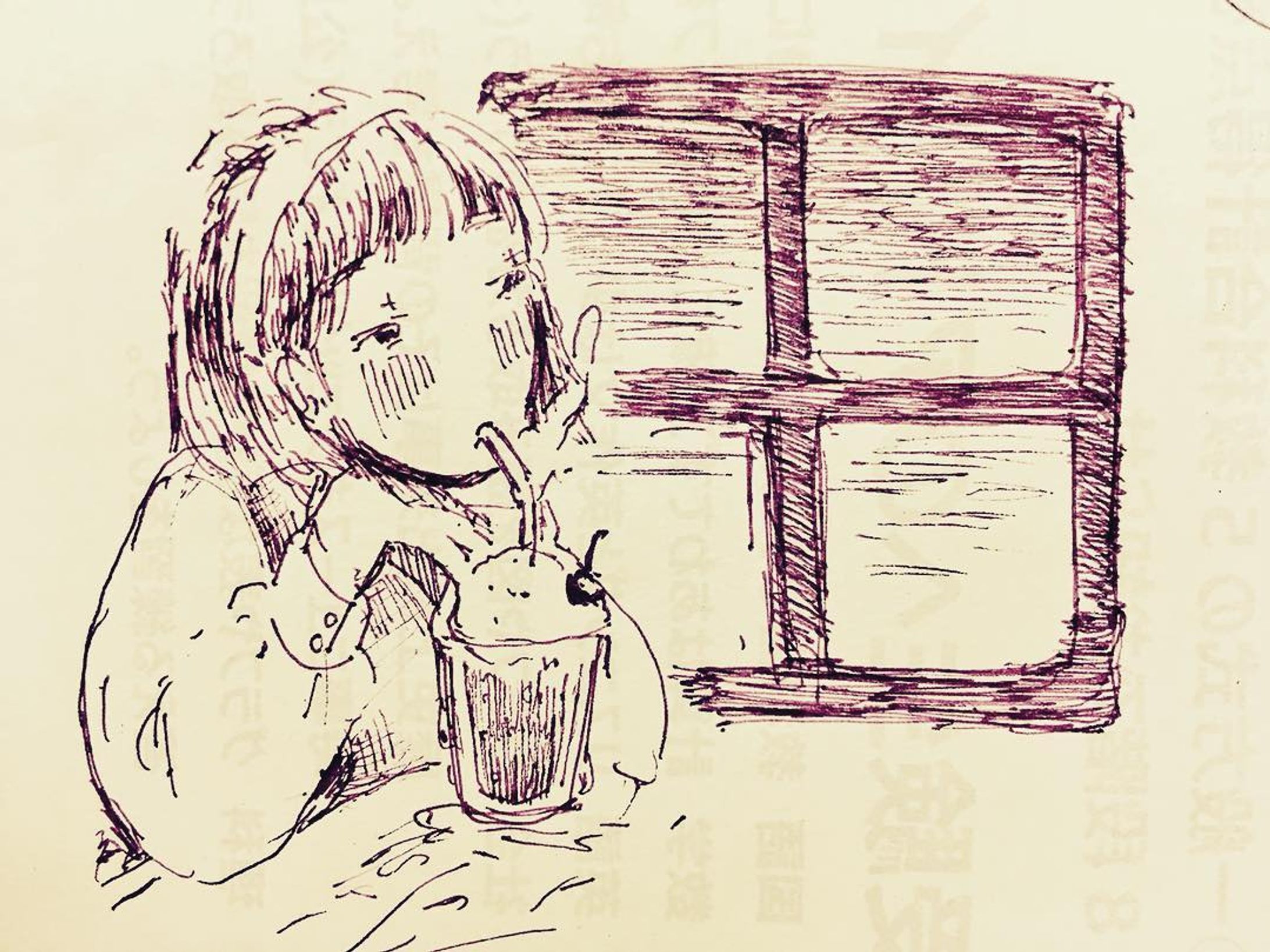 #illustration  #アナログイラスト  #イラスト #らくがき-1