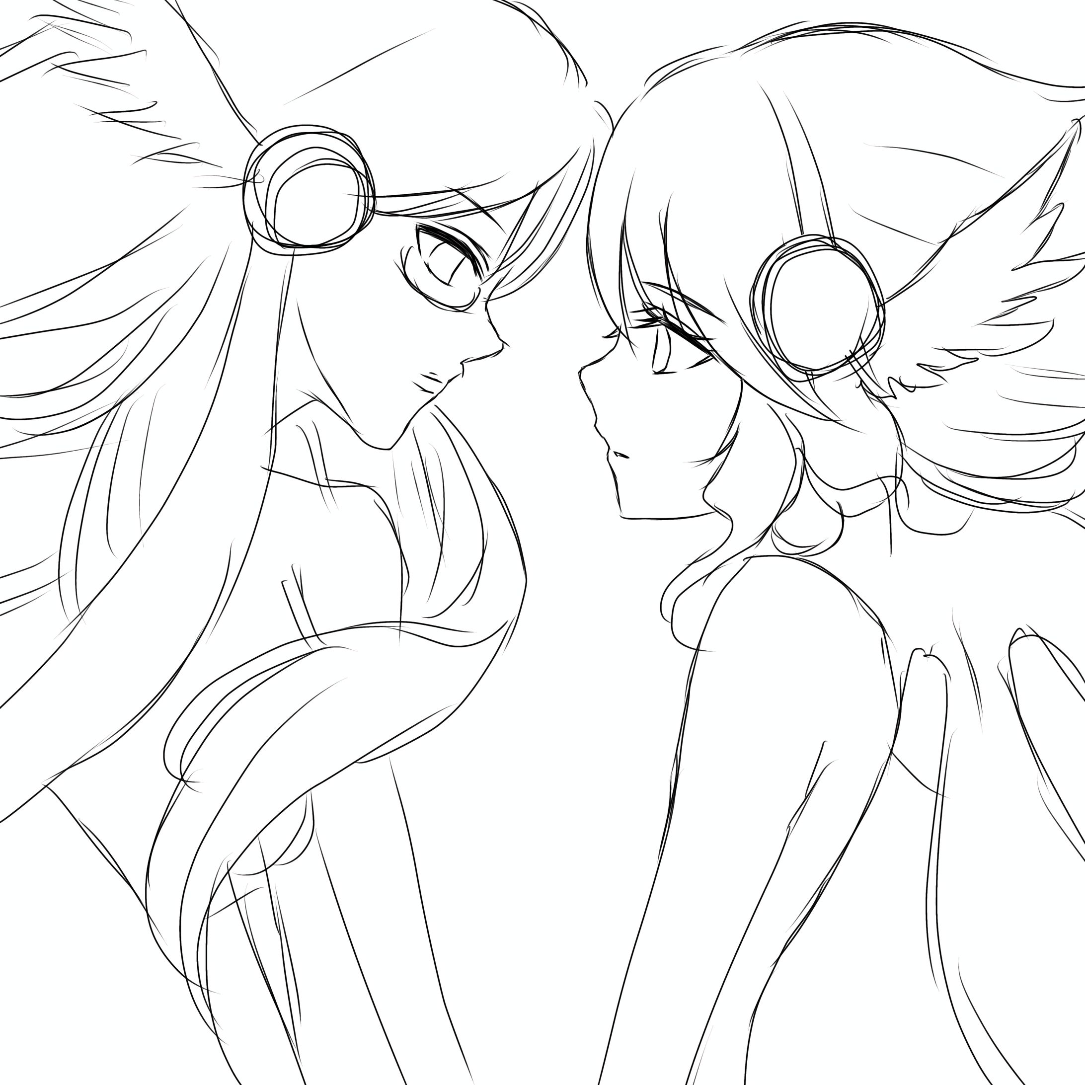 なんて汚いラフなんだ