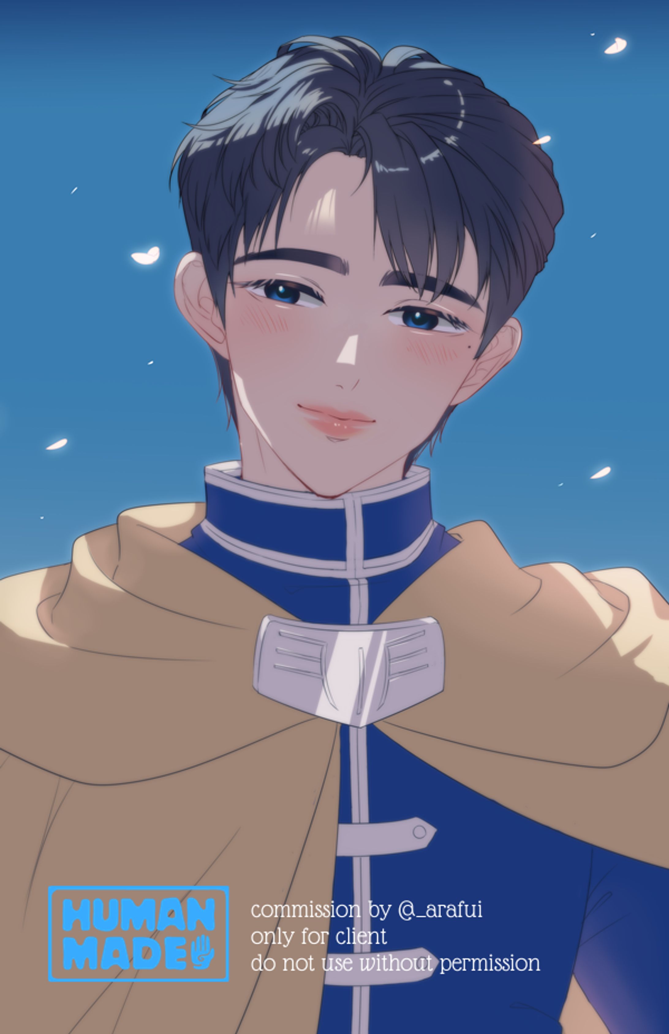 Bust-up Simple Coloring Sample-1