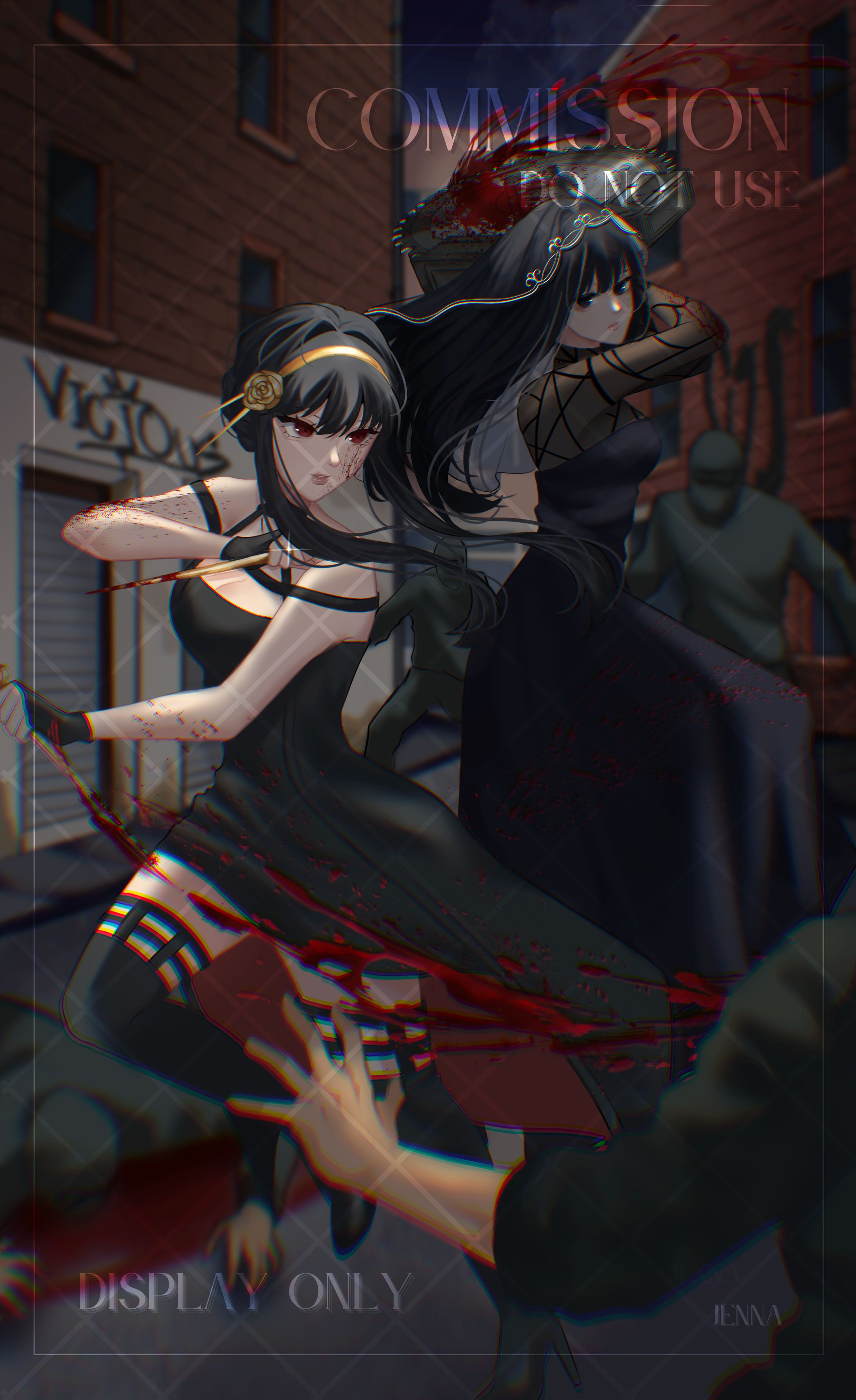 Fullbody Commission for @_mossarella-1