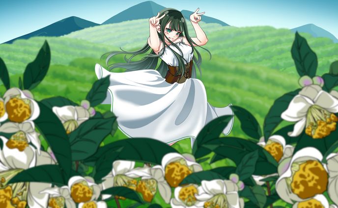 【SKIMAご依頼】藤原茶彩さま：歌ってみたサムネ&動画イラスト