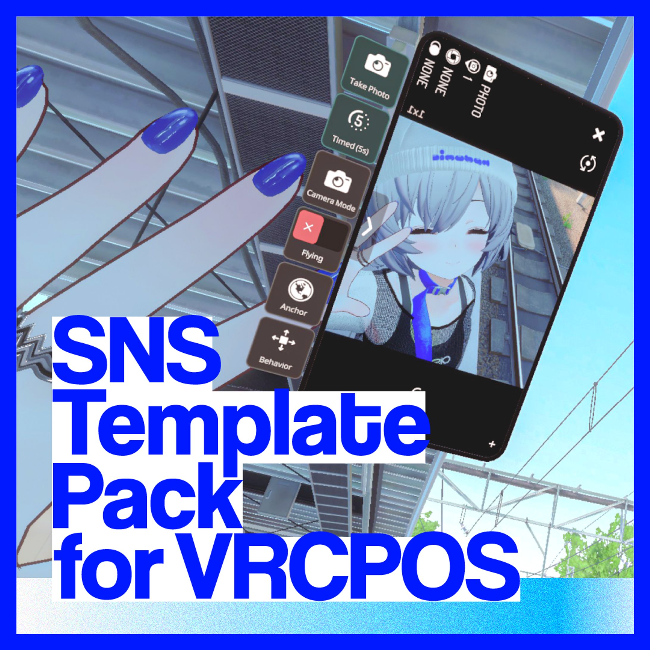 SNS Template Pack for VRCPS サムネイル画像-1
