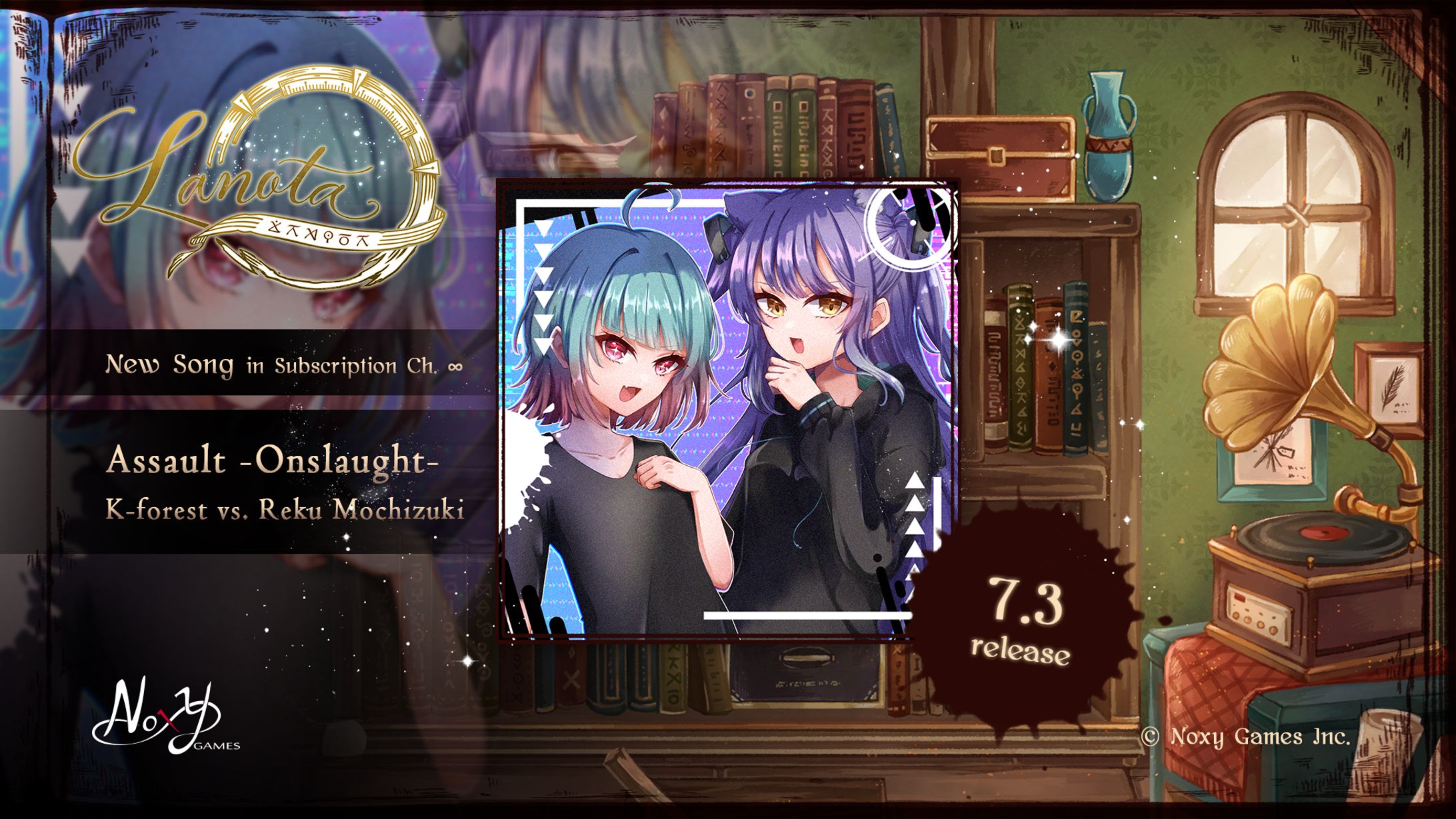 Noxy Games様『Lanota』楽曲提供-1