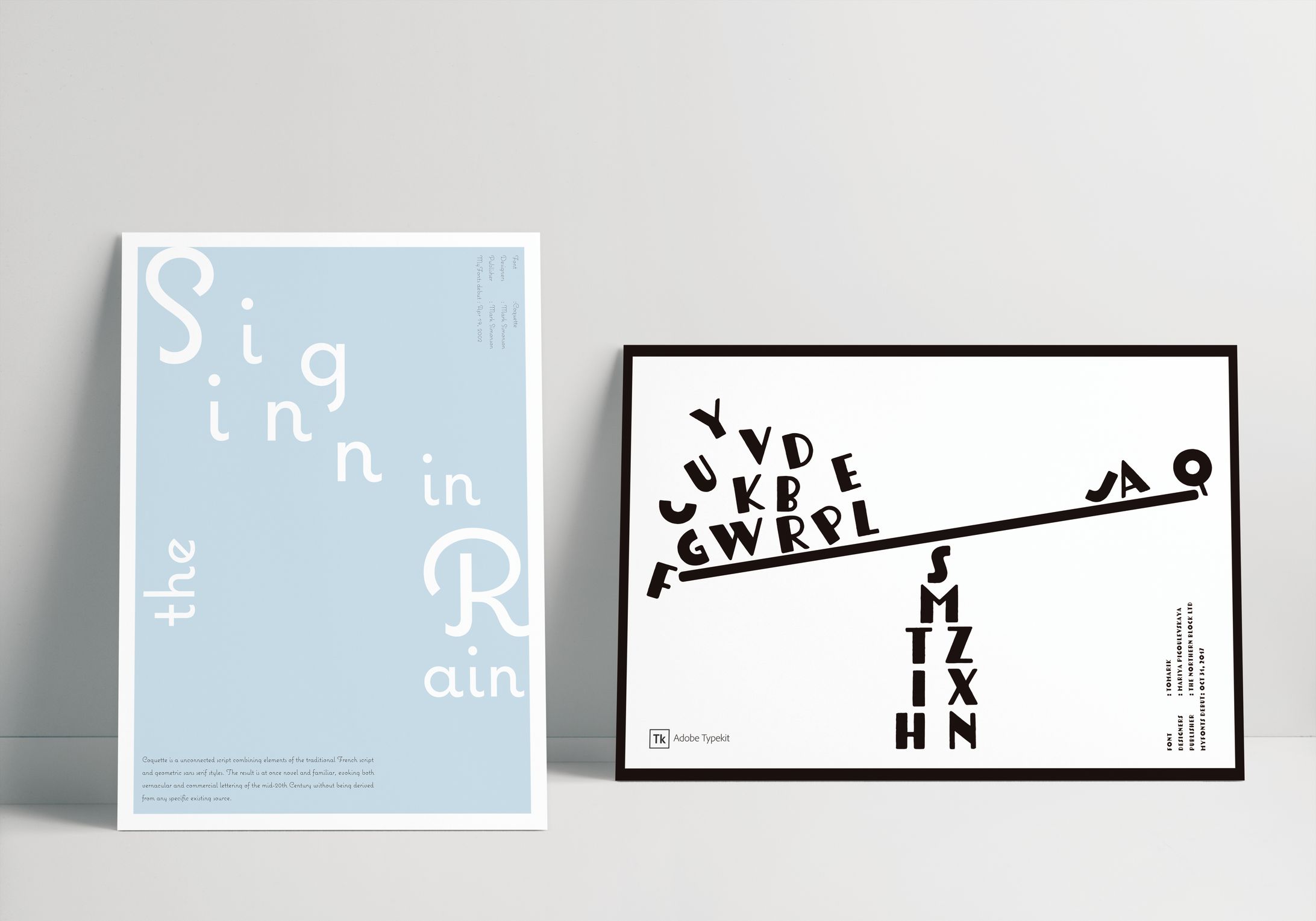 Type posters -1