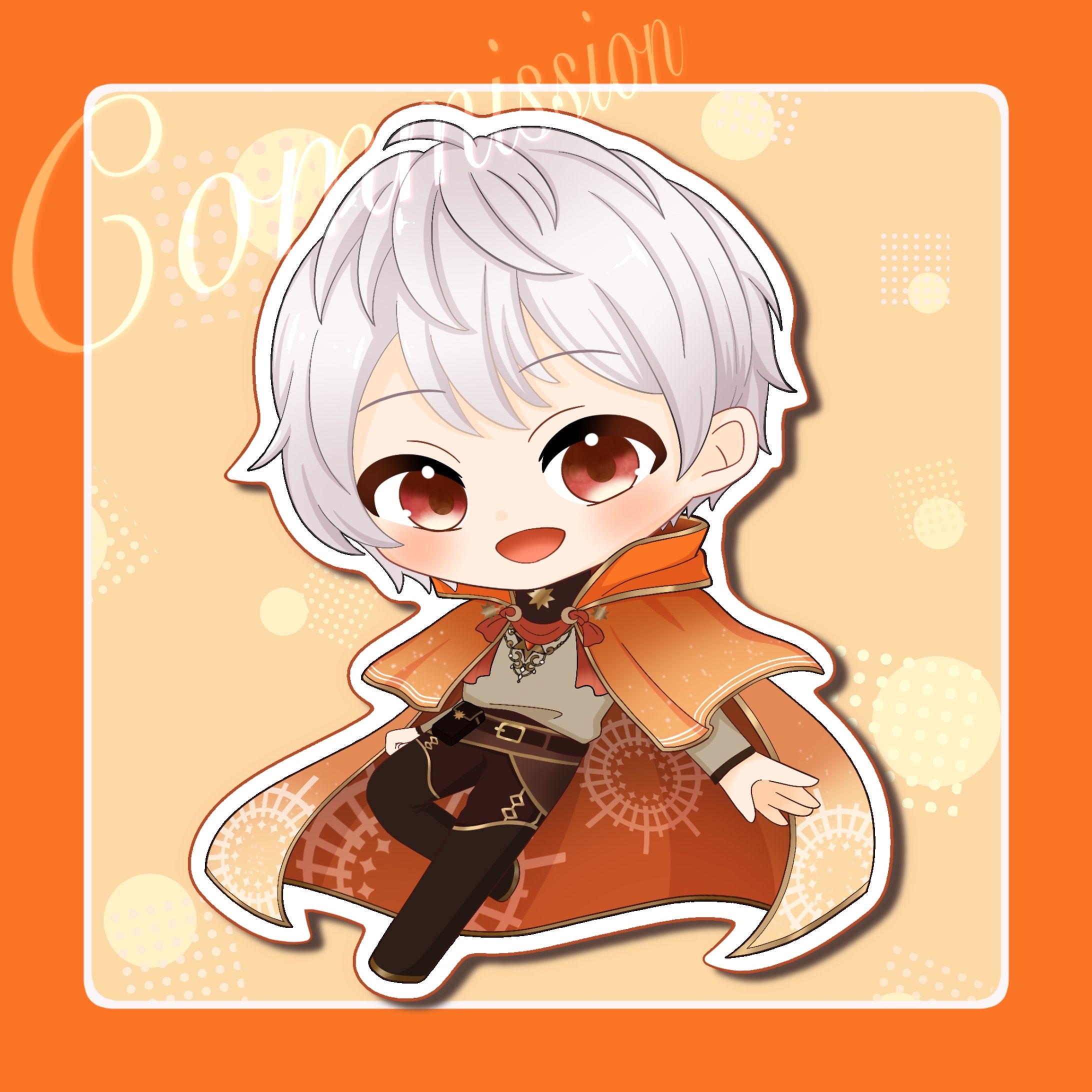 ＜commission＞SD 描き下ろし 陽光てる様-1