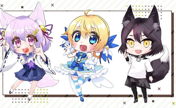 【依頼】ミニキャラ（SD）サイズ立ち絵
