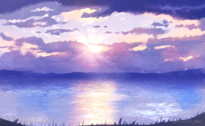 draw、背景イラスト
