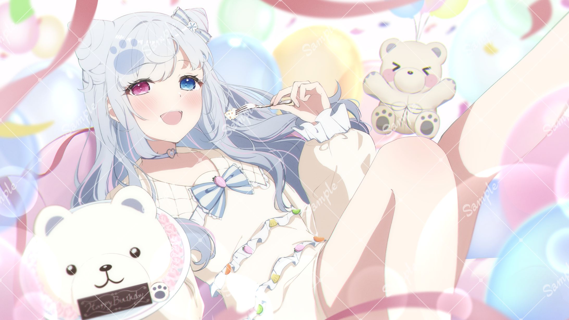 【仕事絵】水瀬茉白様 お誕生日記念イラスト-1