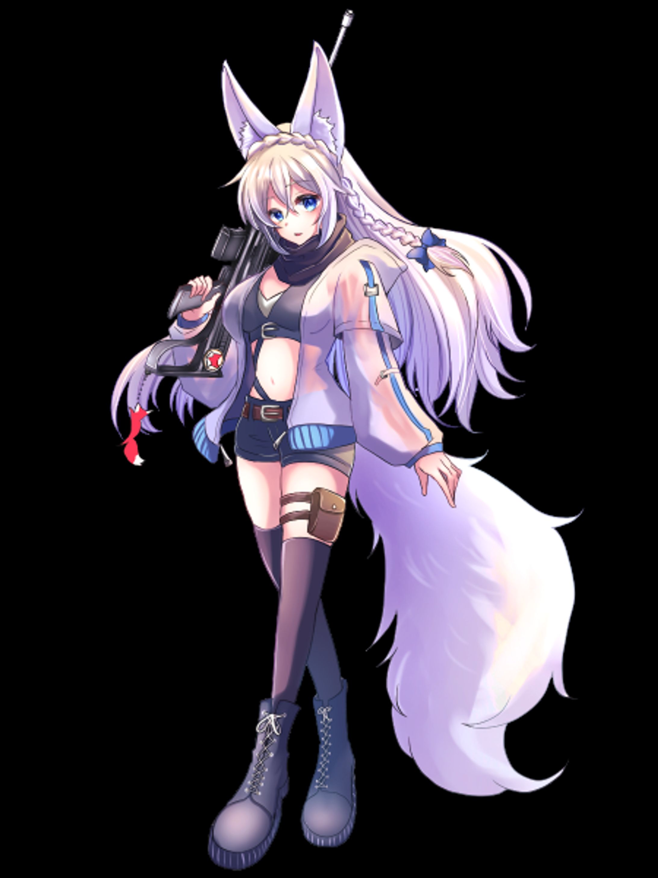 WTRPG用女性立ち絵【武器有】-1