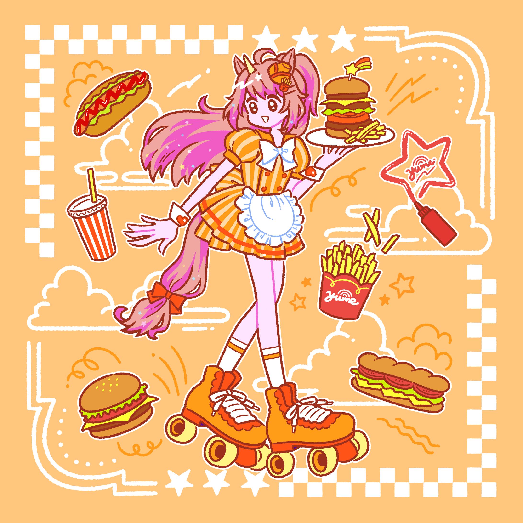 【お仕事】配信記念・ダイナーオレンジ｜それゆけゆめこ 様-1
