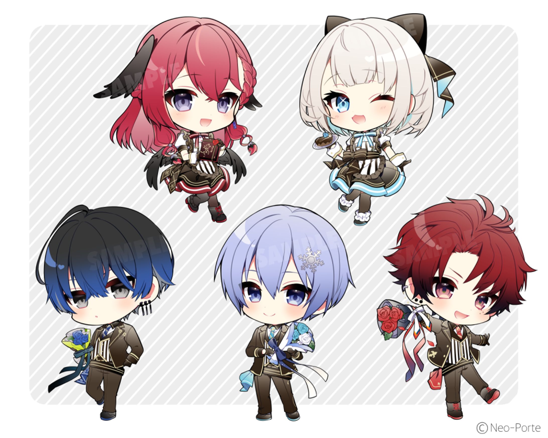 【Neo-Porte × SWEETS PARADISE】コラボカフェ第2弾 SDイラスト-1