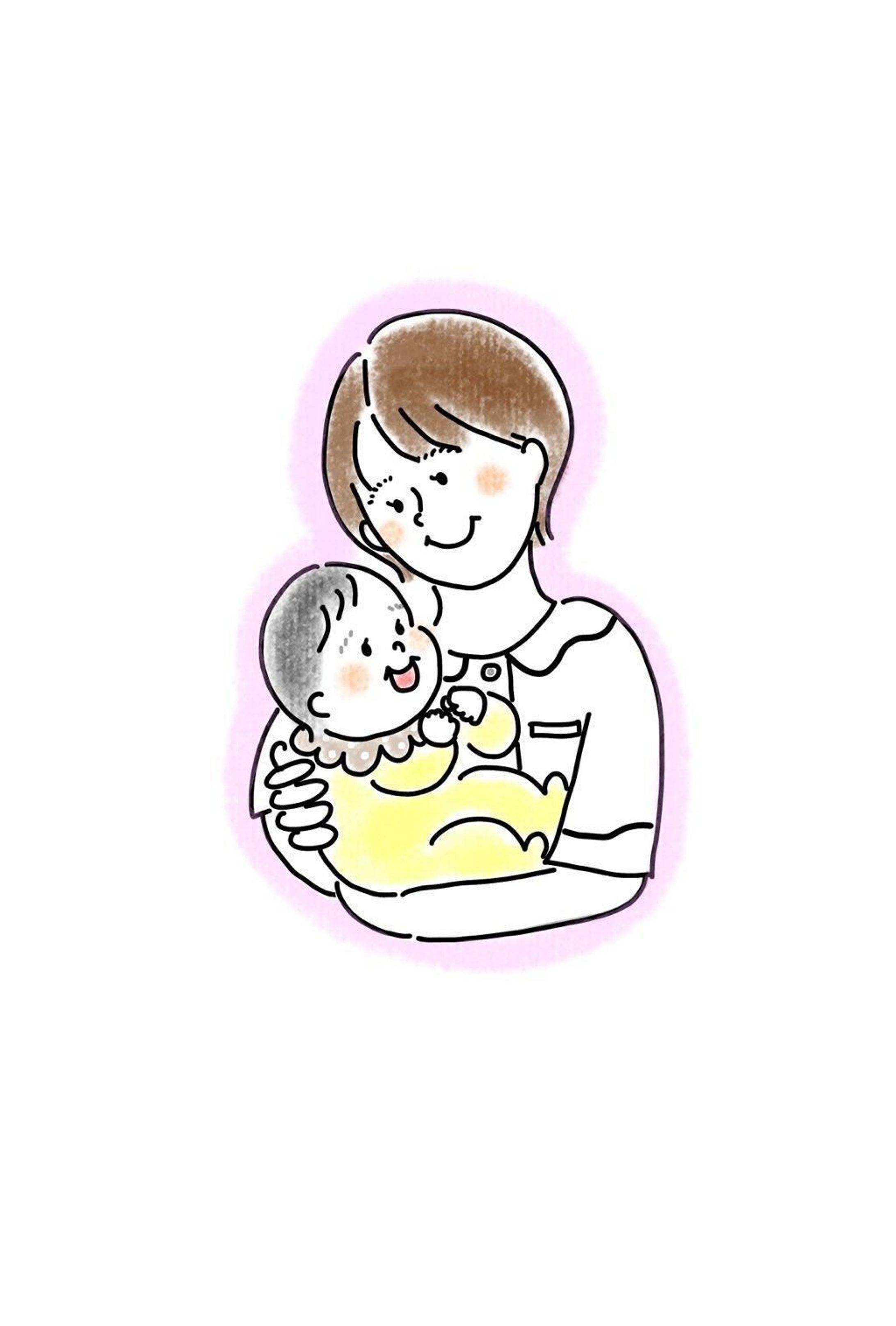 助産師あみさんイラスト-1