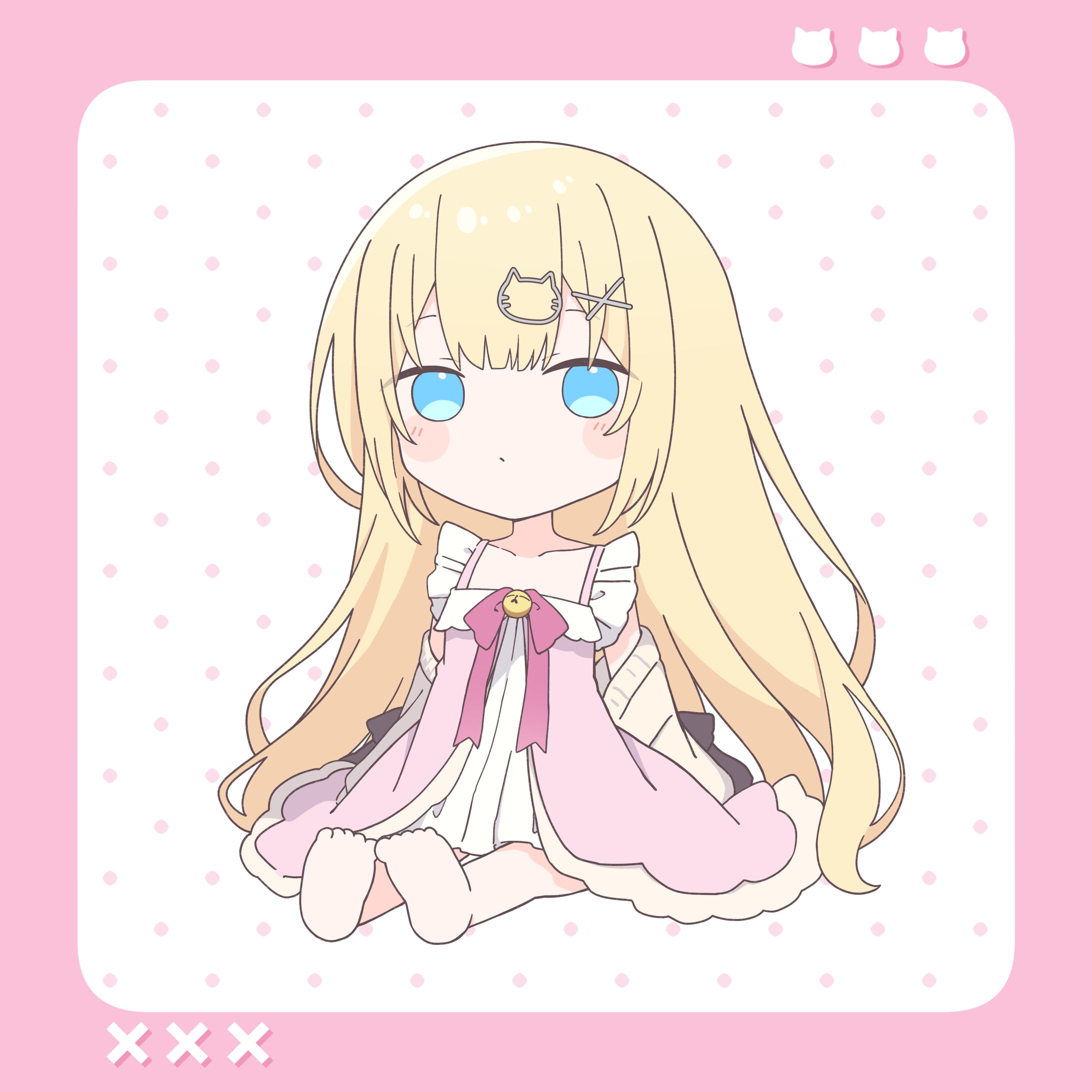 猫渕うい様 SDキャラ表情4種-1