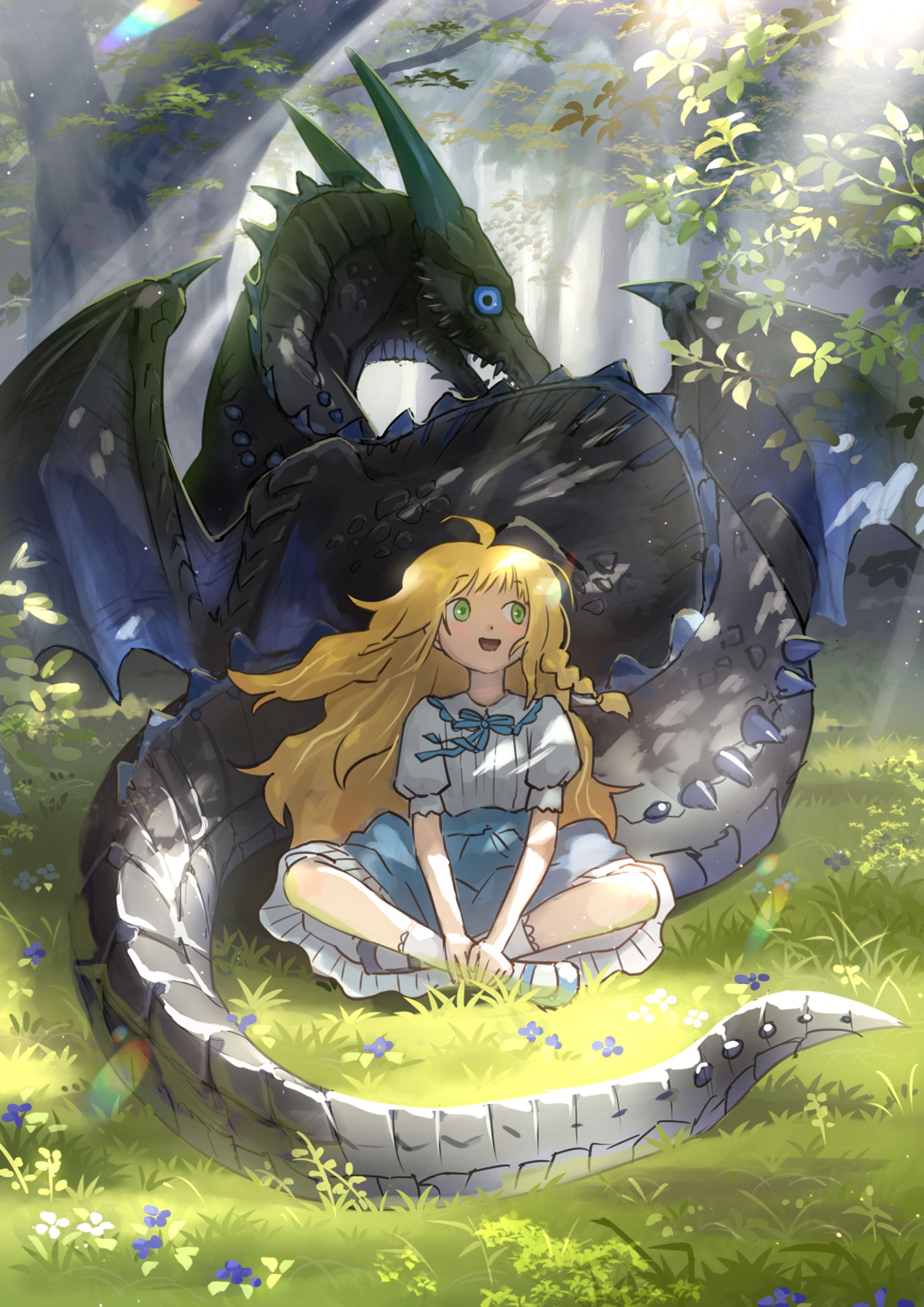 ドラゴンと女の子-1