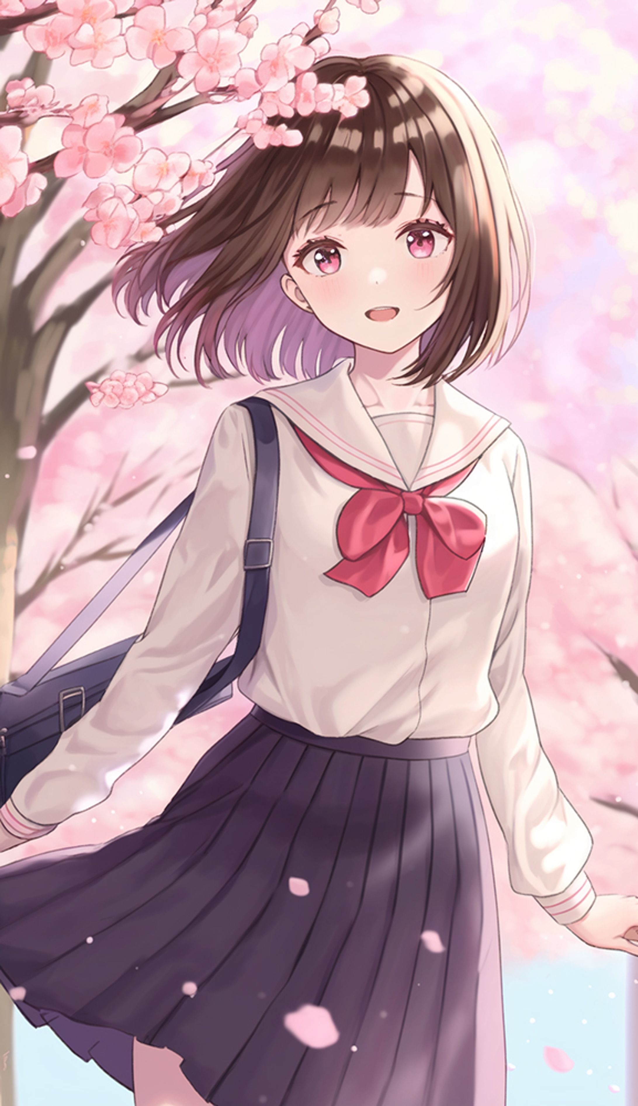 オリジナルイラスト(入学式シーズン)-1