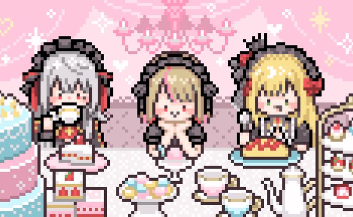 イラスト一般、ピクセルアート