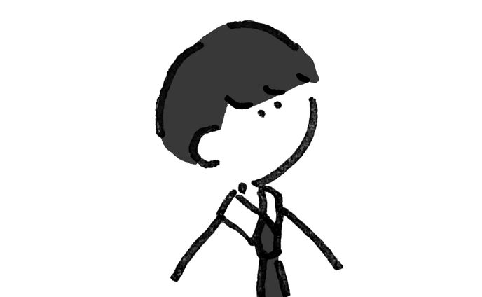 シンプルな男の子