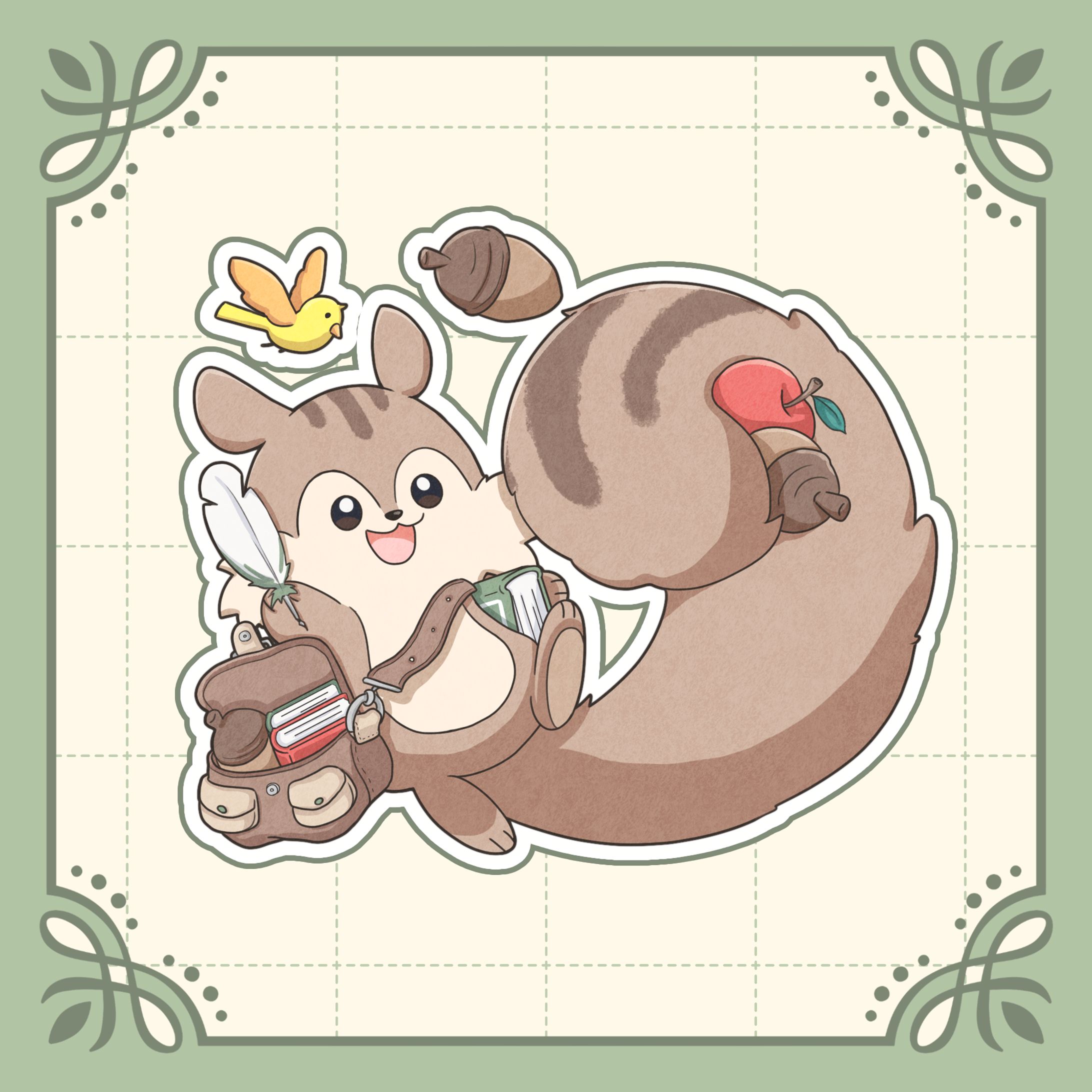 風薙はの様 リスナーマスコット「きろくがかりす」 / キャラクターデザイン・キービジュアル-1